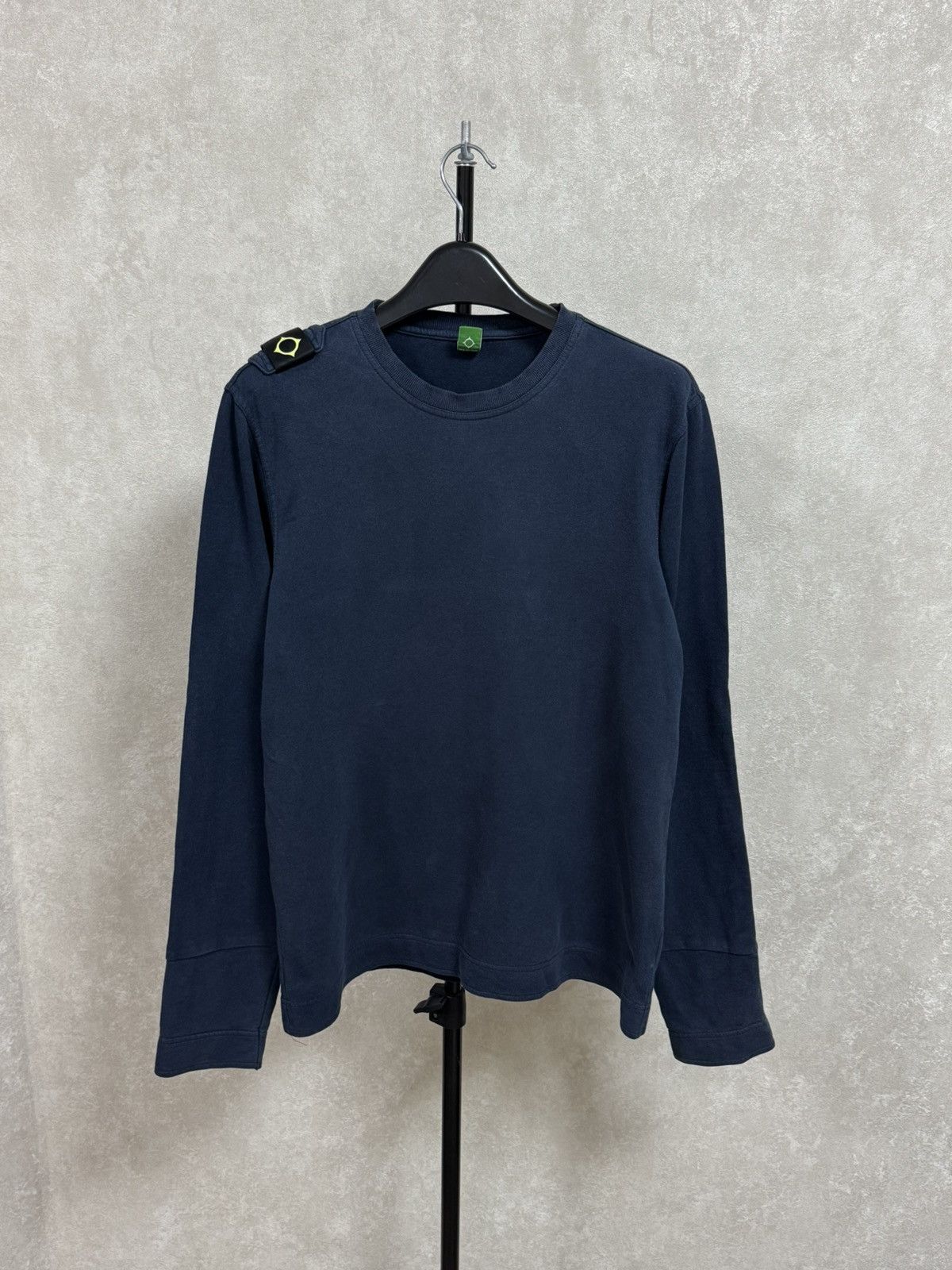MA.STRUM Ma.Strum Men’s Long Sleeve Sweatshirt phosphorescent patch Size US M / EU 48-50 / 2 - 3 Thumbnail