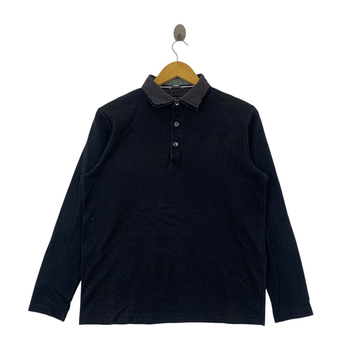 Takeo Kikuchi Vintage TAKEO KIKUCHI TAKAIQ Collection Polo Tee Shirt Size US L / EU 52-54 / 3 - 1 Thumbnail