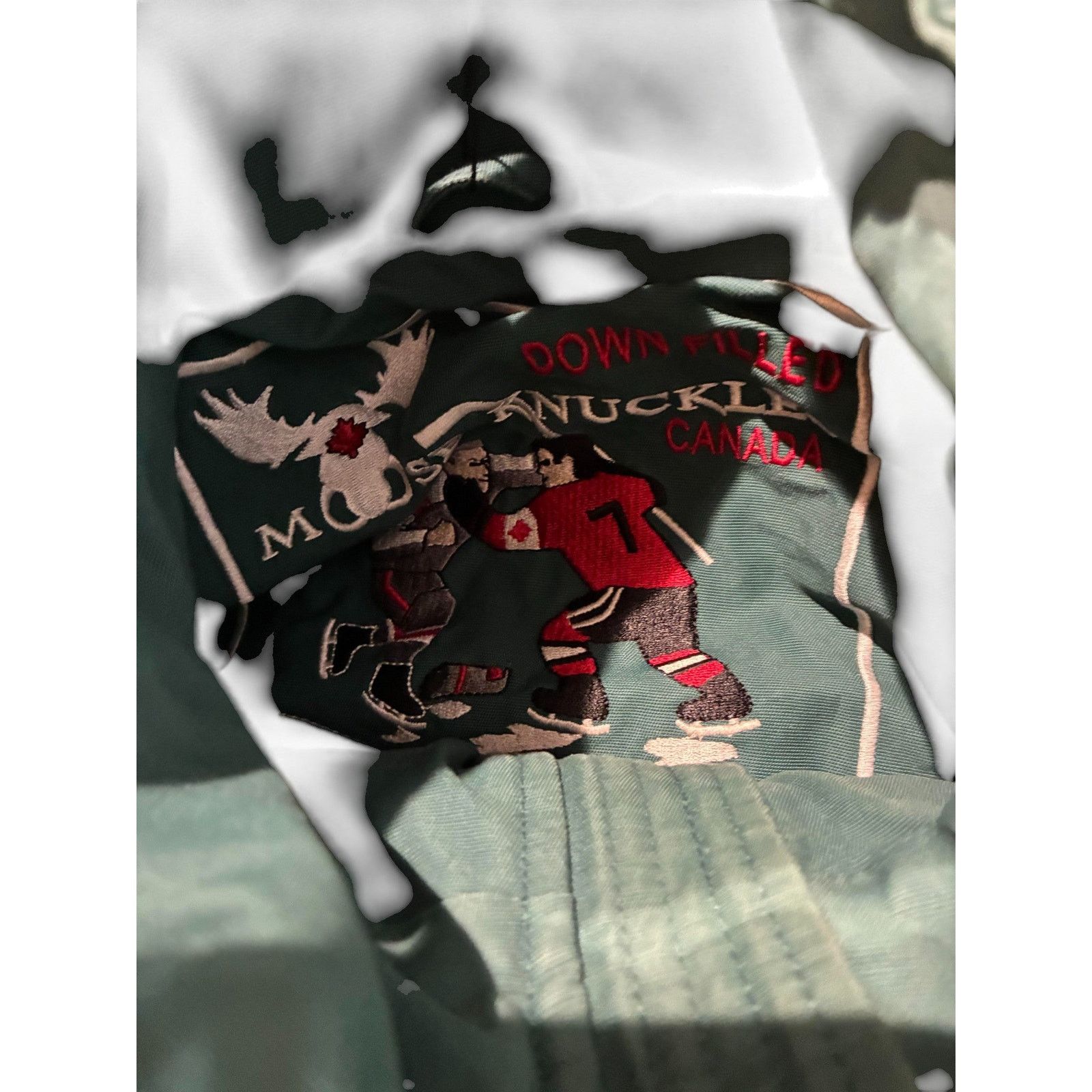 Moose Knuckles Moose Knuckles 3Q Green & White Fur Jacket Size US S / EU 44-46 / 1 - 4 Thumbnail