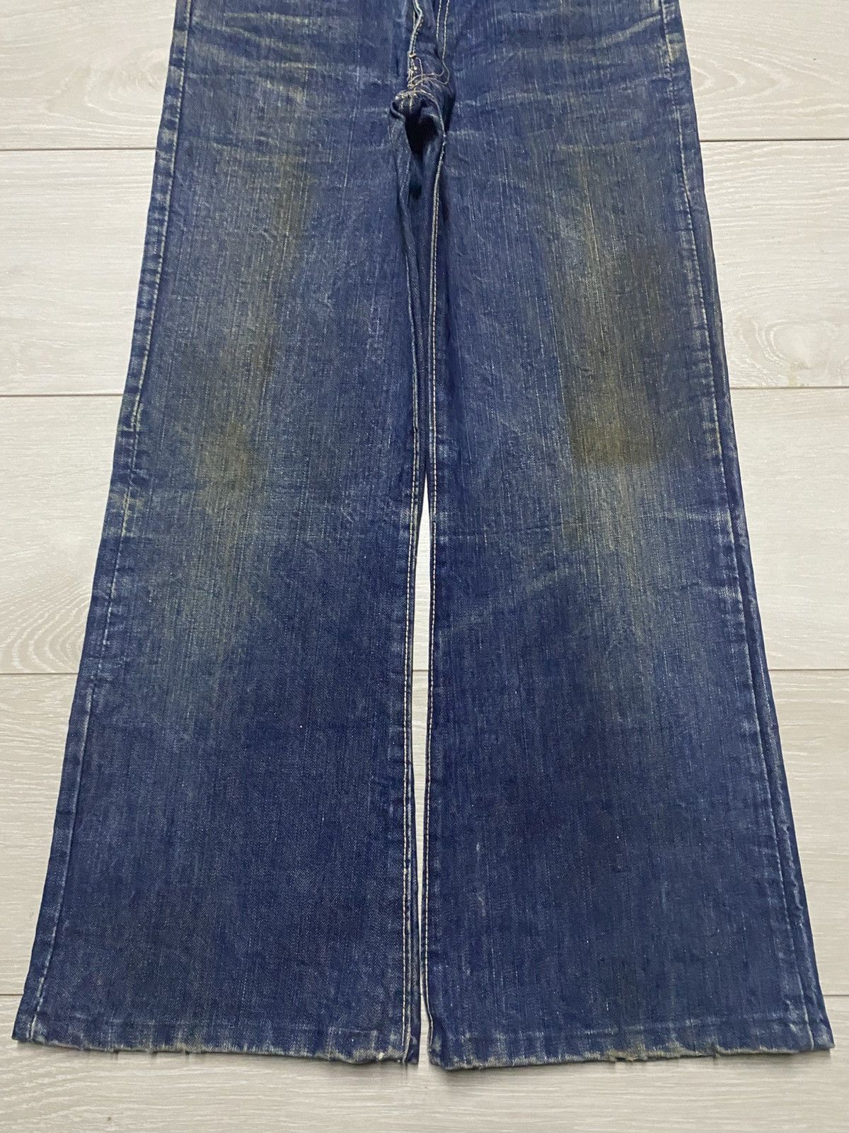Edwin True Vintage Edwin USA Mud Wash Grunge Flare Jeans Size US 27 - 5 Thumbnail