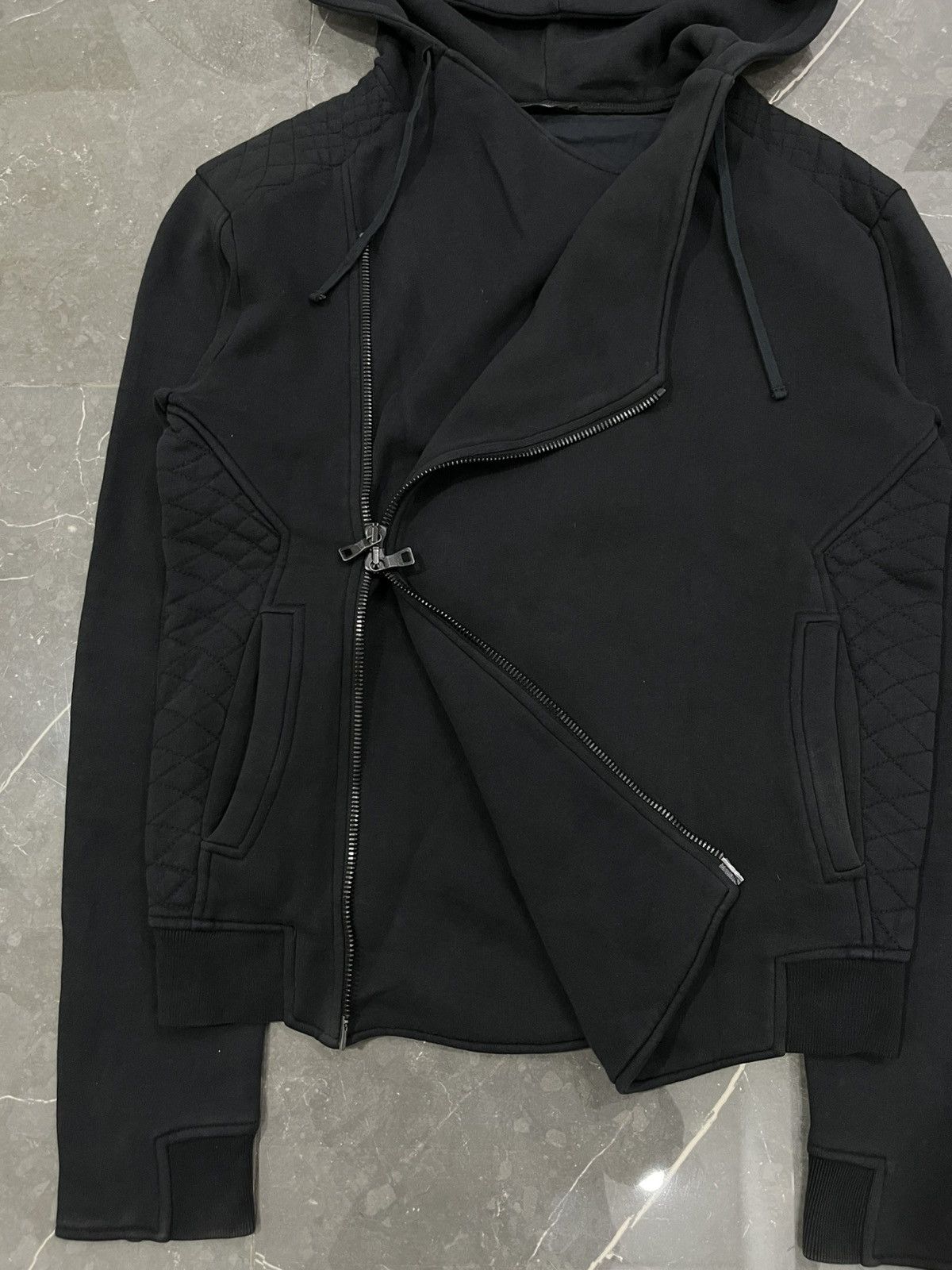 Balmain BALMAIN DECARNIN BIKERS ZIP HOODIE Size US M / EU 48-50 / 2 - 4 Thumbnail