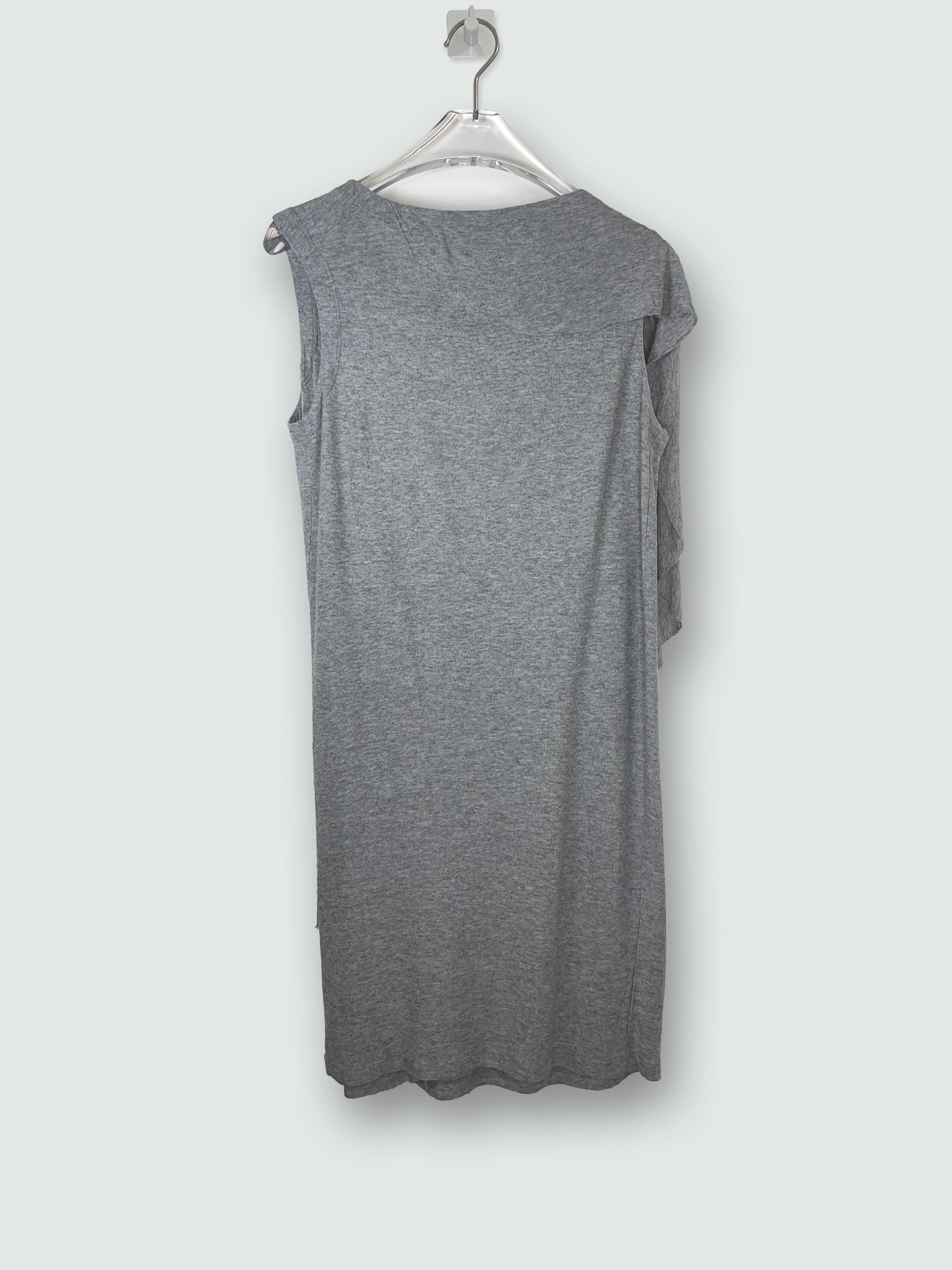 MM6 Grey Jersey Drape Detail Dress | Sz Small Size S / US 4 / IT 40 - 2 Thumbnail