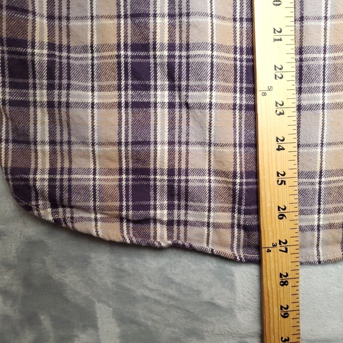 Katin VINTAGE Katin Shirt Mens M Purple Plaid Twill Flannel Long Sleeve 100% Cotton Outdoors Size US M / EU 48-50 / 2 - 7 Thumbnail