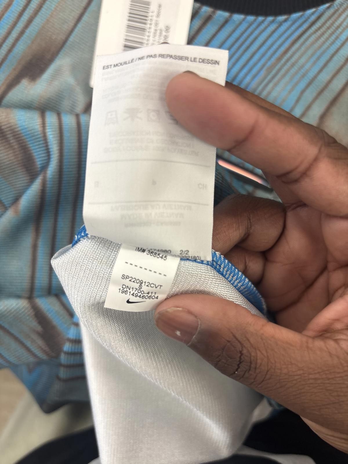 Off-White Nike x Off-White Imperial Blue Jersey Small Authentic Size US S / EU 44-46 / 1 - 5 Thumbnail