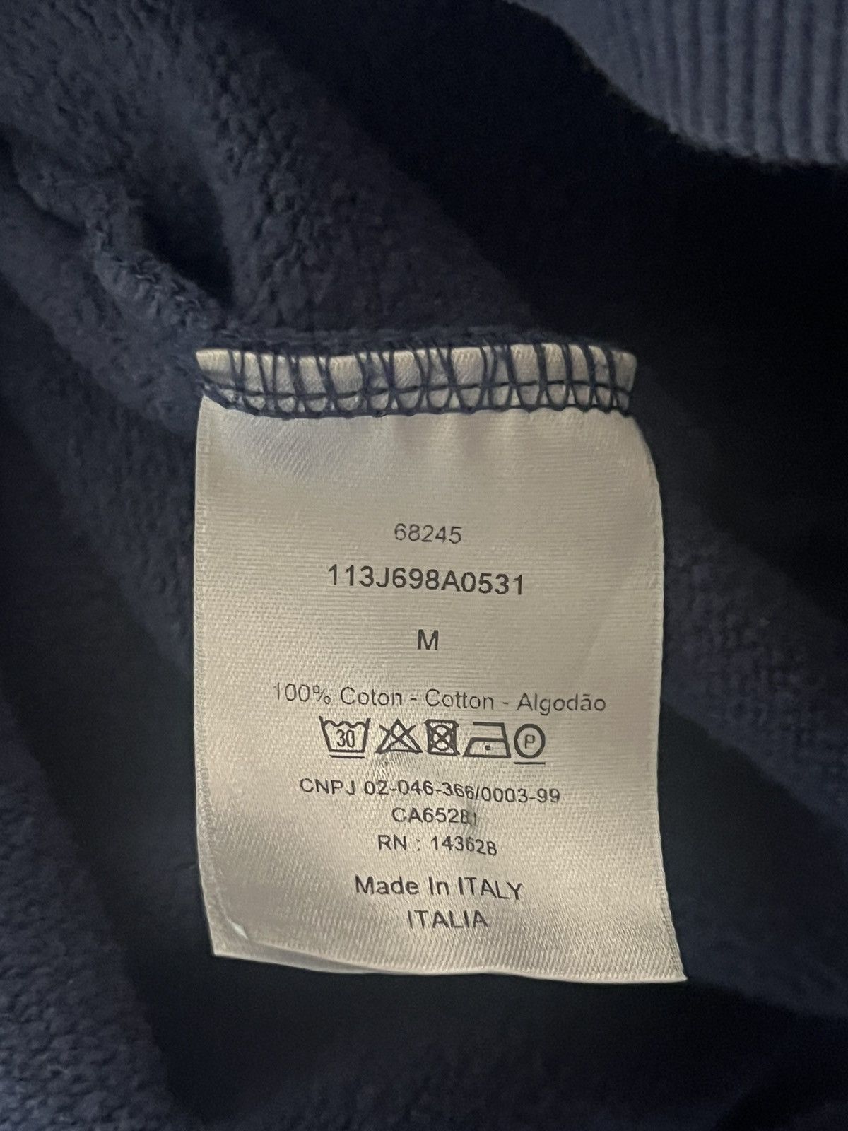 Dior CD Icon Hoodie Blue Size US M / EU 48-50 / 2 - 4 Thumbnail