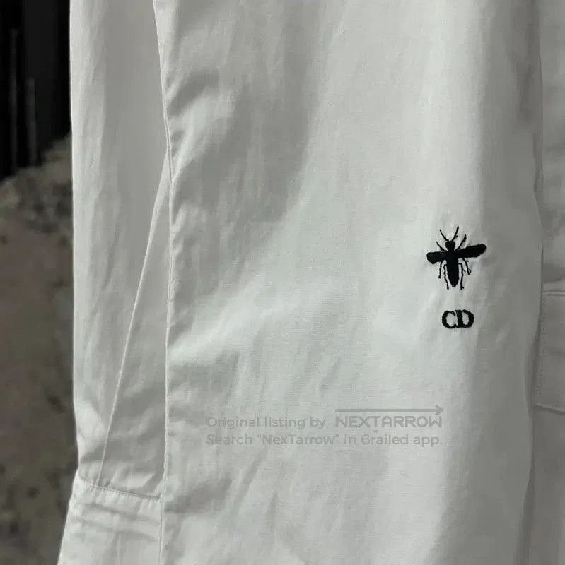 Dior Dior White Cotton Long Sleeve Dress . Size M / US 6-8 / IT 42-44 - 5 Thumbnail