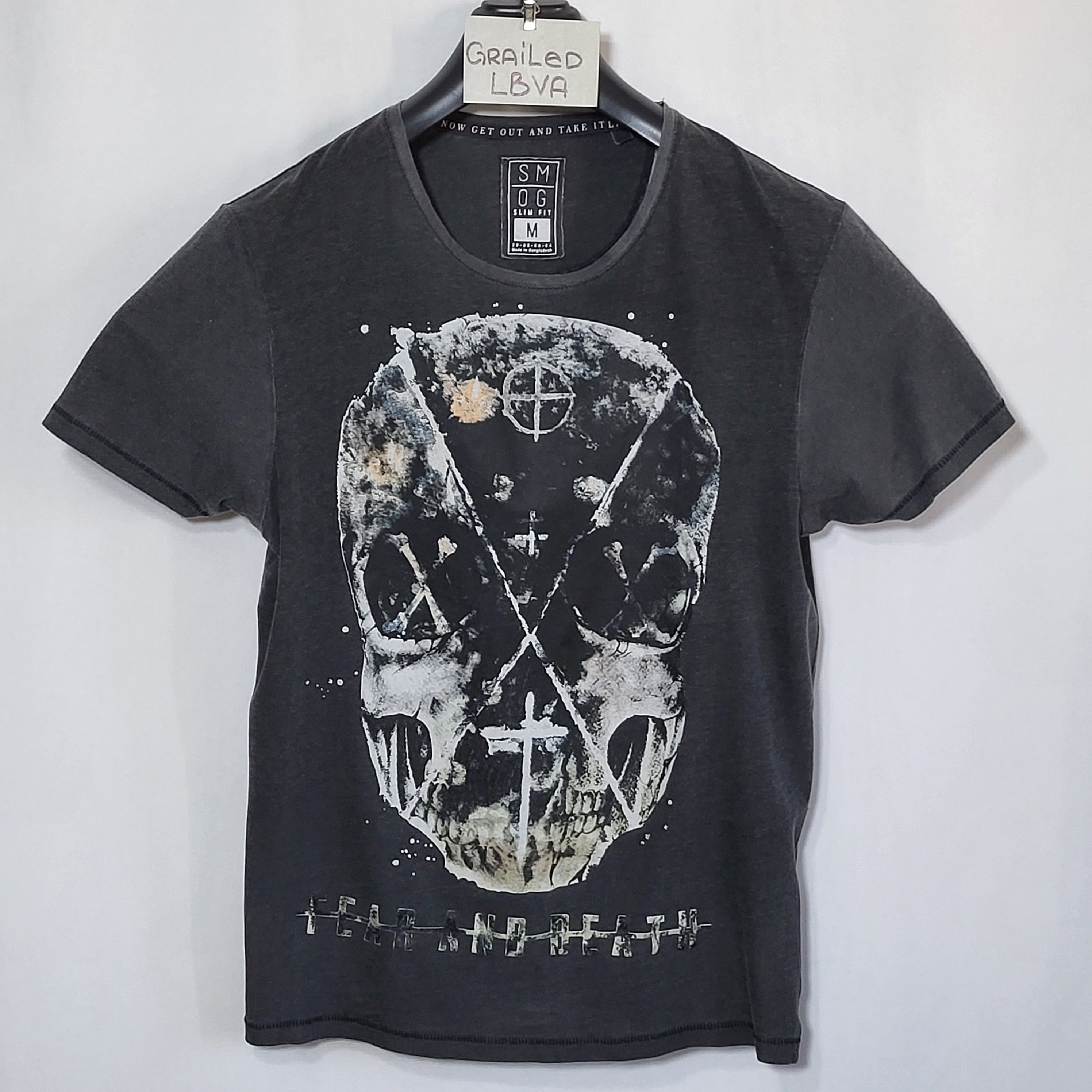 Vintage Skull fear and death vintage SMOG T-Shirt size M Size US M / EU 48-50 / 2 - 1 Thumbnail