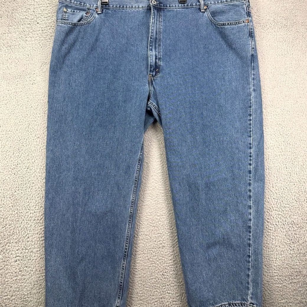 Levi's Levis 550 Relaxed Jeans 52X29 Blue Straight 5 Pocket Denim Pants NEW Men cargo 5 Pocket Jeans Straight Leg Relaxed Blue Levi's 550 Mens 52x29 Size US 36 / EU 52 - 2 Thumbnail