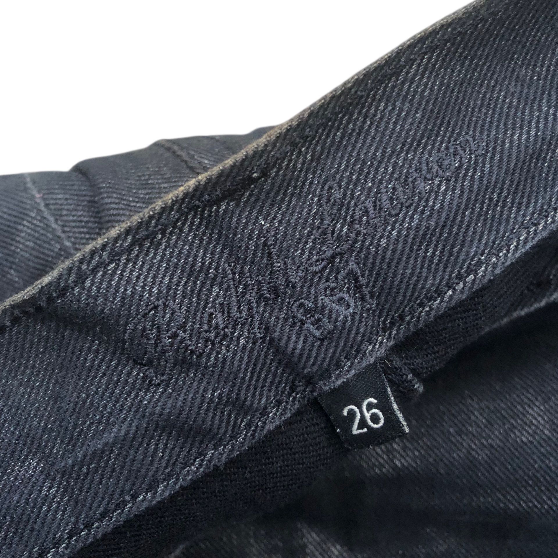 Ralph Lauren 🔥RALPH LAUREN 867 Gunmetal Cut Flare Bootcut Velvet Jeans Size 30" / US 8 / IT 44 - 8 Thumbnail