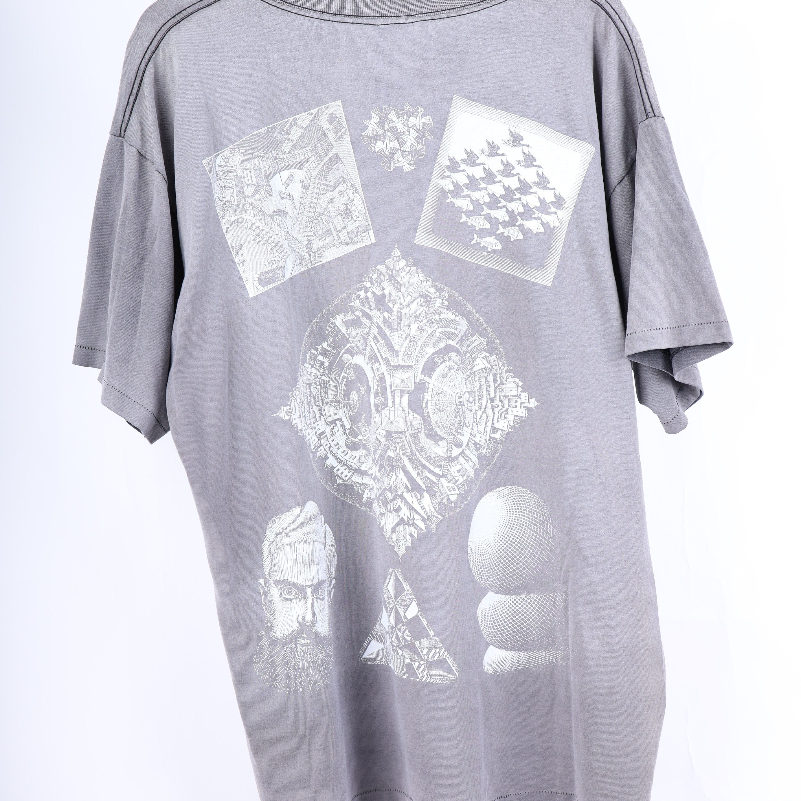 Vintage MC Esher Faded Tee Size US XL / EU 56 / 4 - 9 Thumbnail
