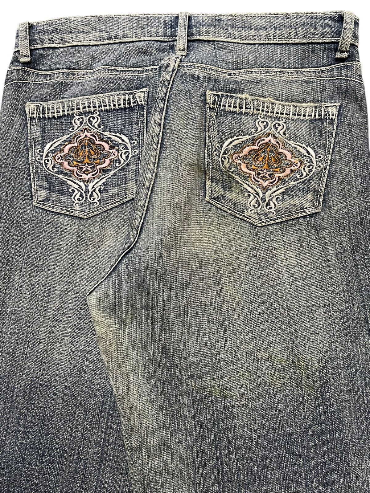 Hysteric Glamour Vintage Japanese Brand Blue Faded Wash Flared Wide Leg Jeans Size US 29 - 6 Thumbnail