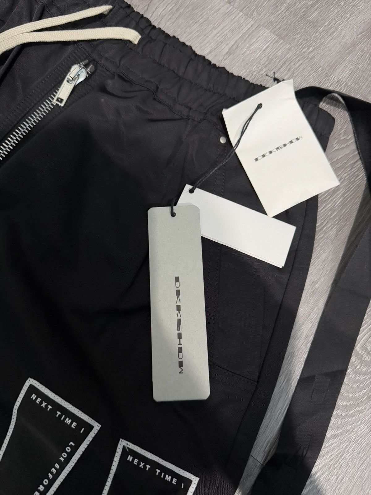 Rick Owens × Rick Owens Drkshdw Rick Owens Drkshdw Geth Bela Pants Black Size US 31 - 7 Thumbnail
