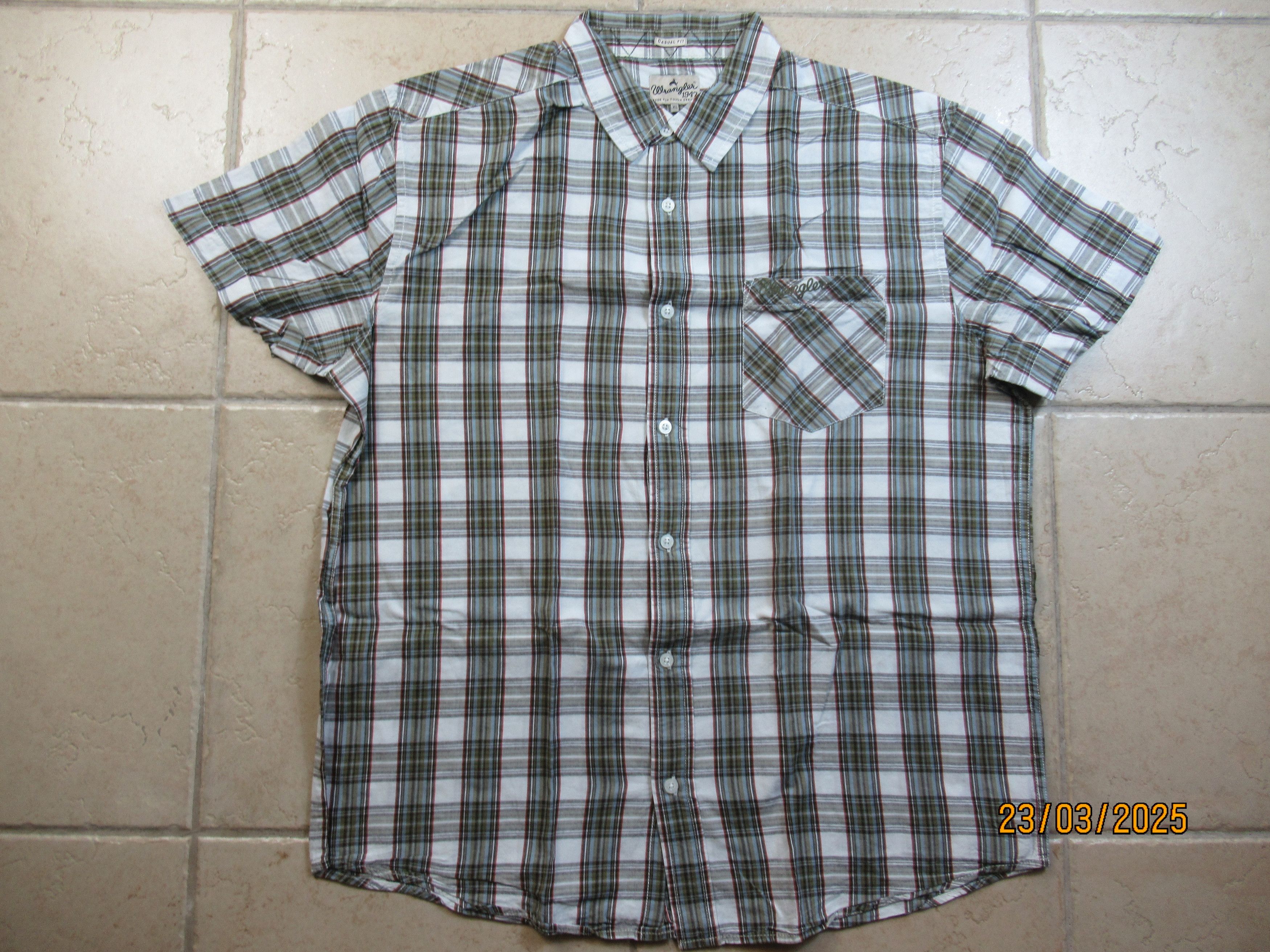 Wrangler Wrangler short sleeve shirt Size US XL / EU 56 / 4 - 1 Thumbnail