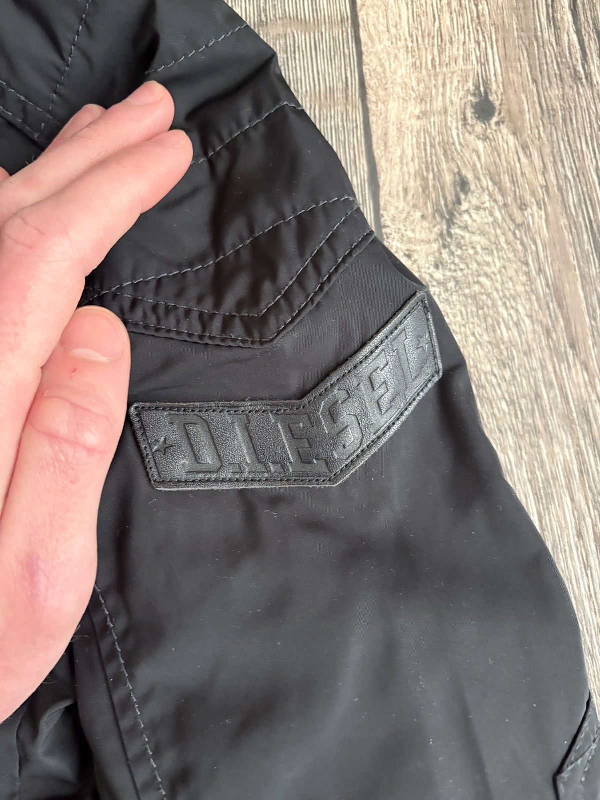 Diesel Diesel Leather Patch Logo Teflon System Moto Racing Jacket Size US M / EU 48-50 / 2 - 4 Thumbnail