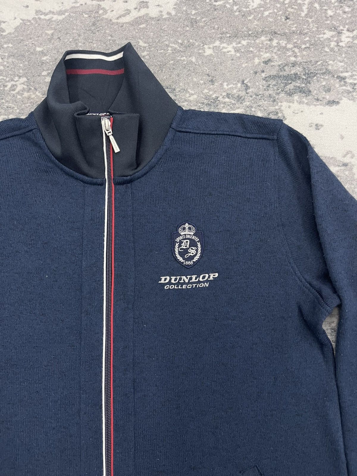 Dunlop Vintage Dunlop Motorsport Sweatshirt Embroidered Size US L / EU 52-54 / 3 - 2 Thumbnail