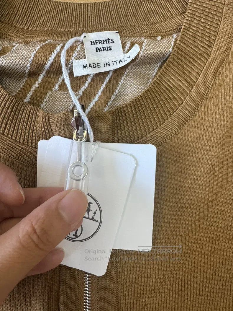 Other Hermes Caramel Color Double-Sided Cardigan Size XS / US 0-2 / IT 36-38 - 7 Thumbnail