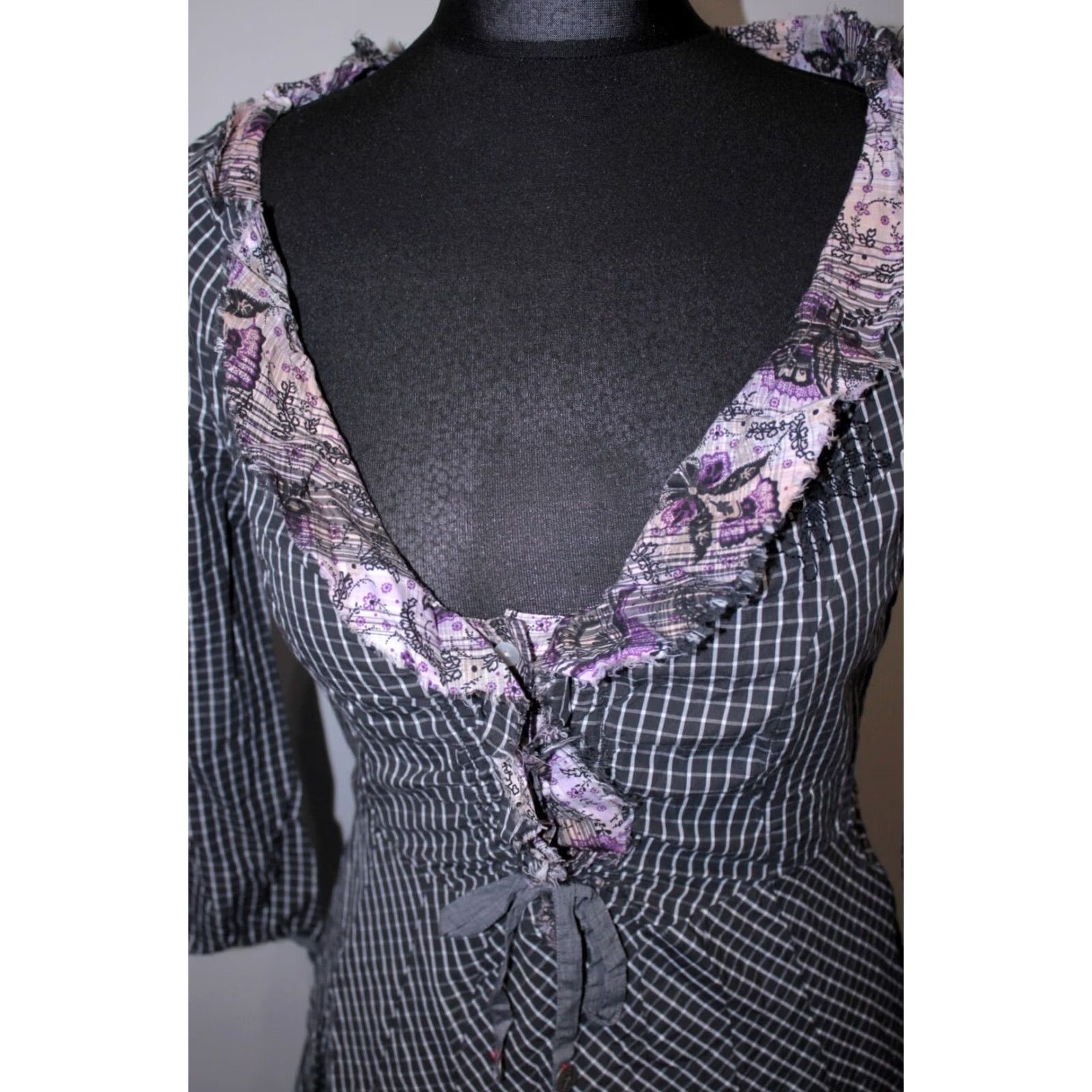 Vintage Odd Molly Dress Womens XS A-Line Knee Length Multicoloured 1 Women 100% genuine item Size XS / US 0-2 / IT 36-38 - 3 Thumbnail