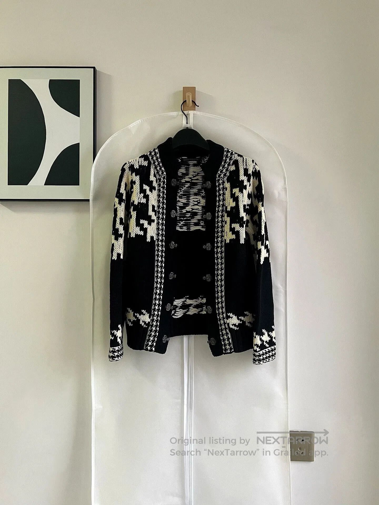 Yohji Yamamoto Yohji Yamamoto Wool Knit Cardigan. Size L / US 10 / IT 46 - 2 Thumbnail