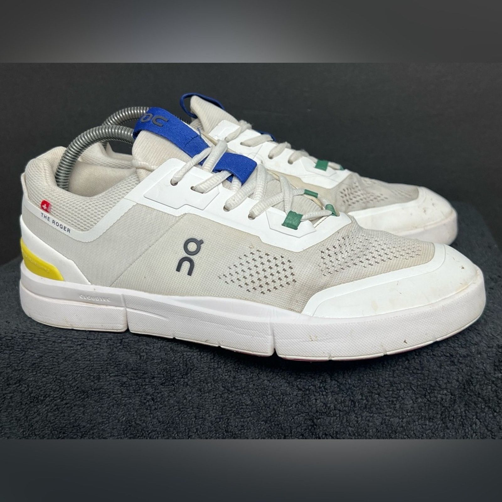 On Women’s Size 9 - ON The Roger Spin Undyed White Yellow Shoes Size US 9 / IT 39 - 4 Thumbnail