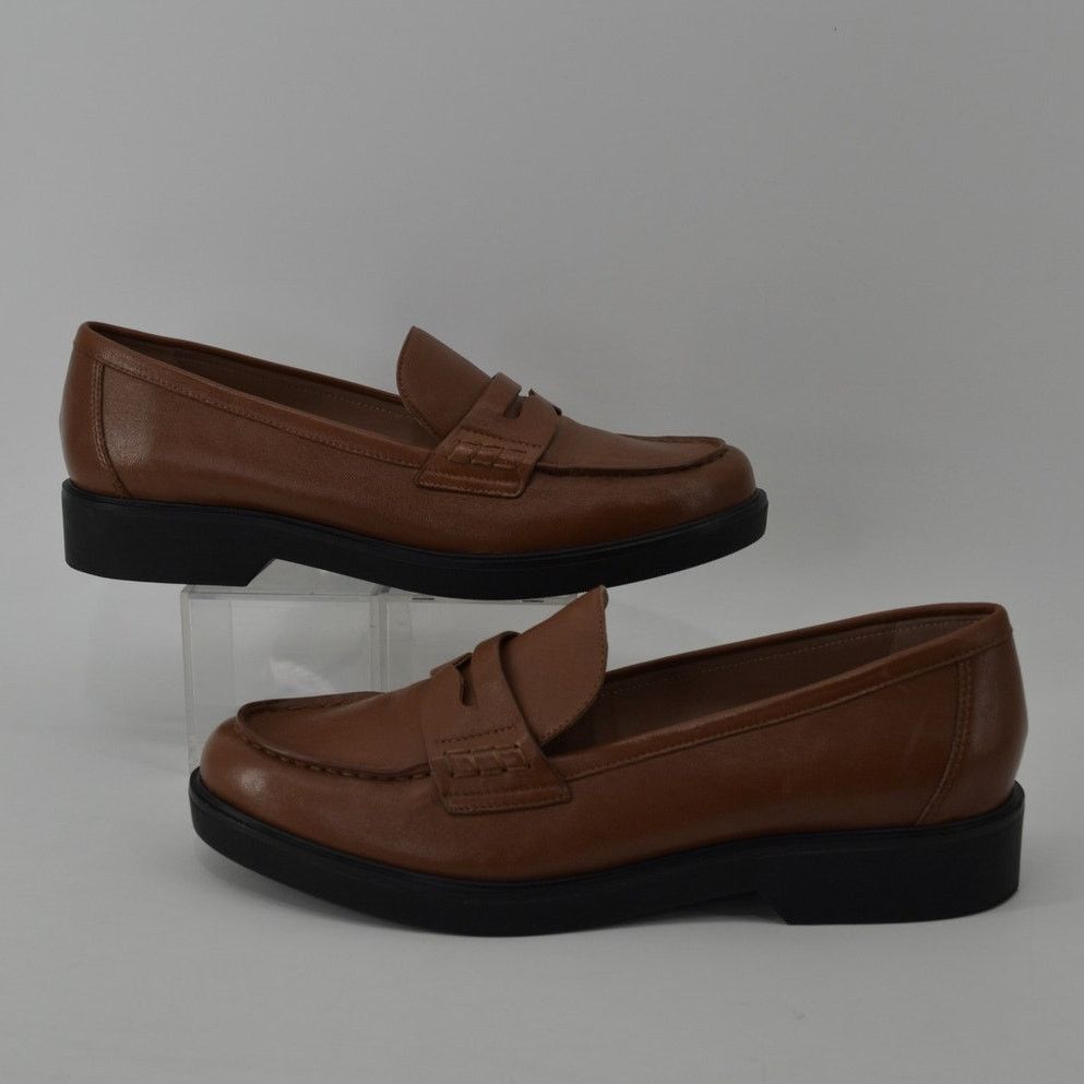 Nordstrom Nordstrom Women's Size 12 Lafayette Brown Loafer Leather Size US 12 / IT 42 - 6 Thumbnail