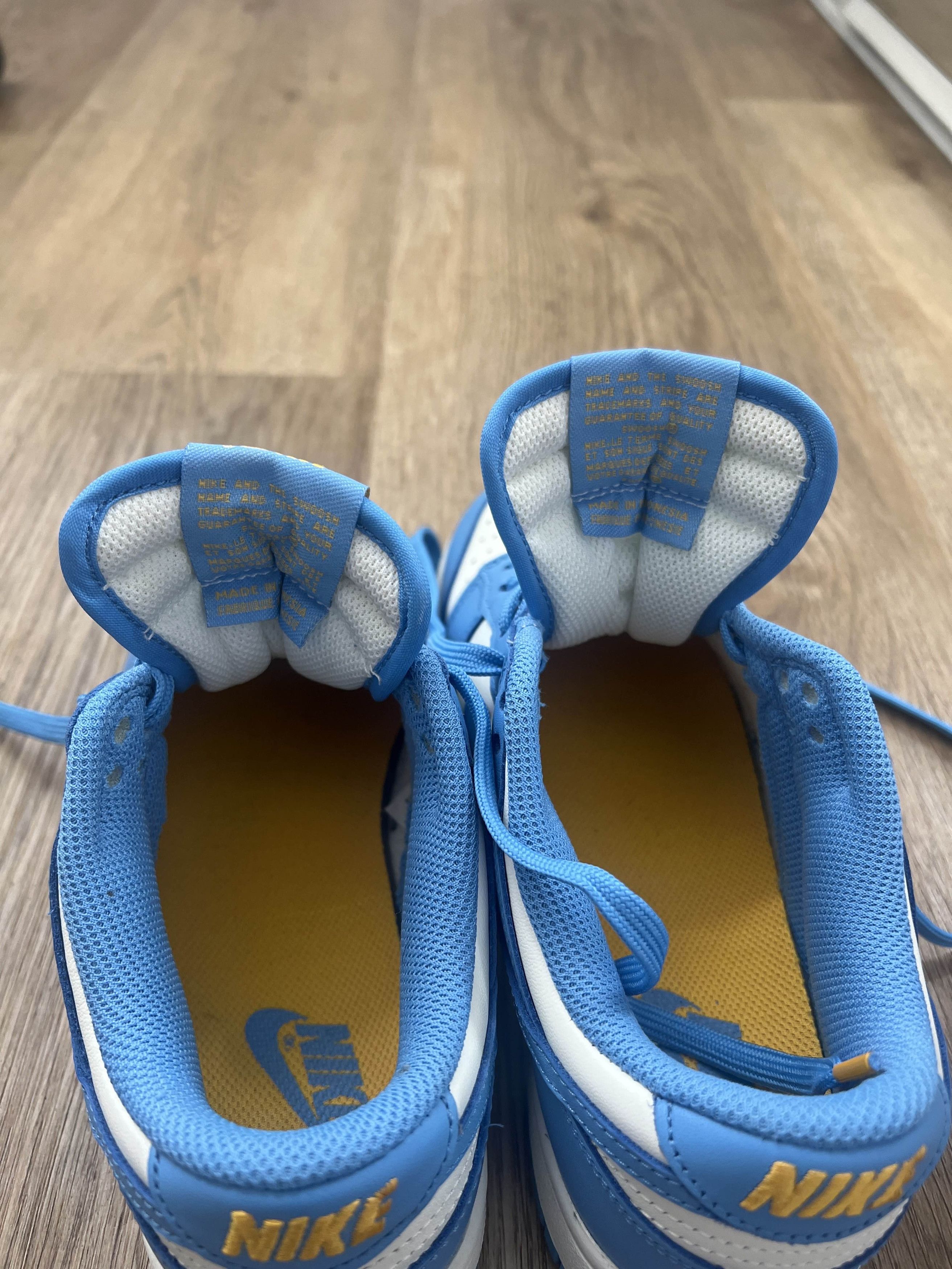 Nike Nike Dunk Low Sail Coast Blue University Gold Size US 7 / IT 37 - 7 Thumbnail