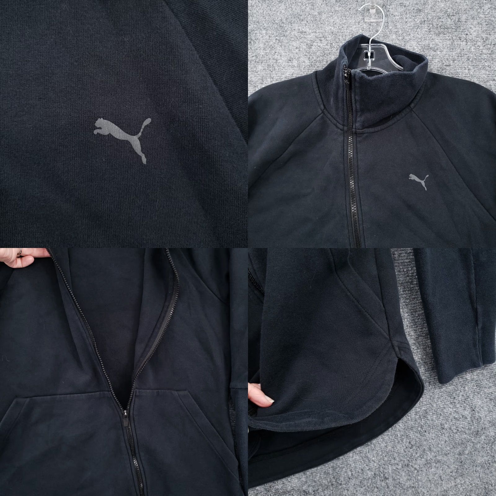 Puma Puma Sweatshirt Womens L Black Full Zip Dry Cell Active Sportswear Sweatshirt Size L / US 10 / IT 46 - 8 Thumbnail