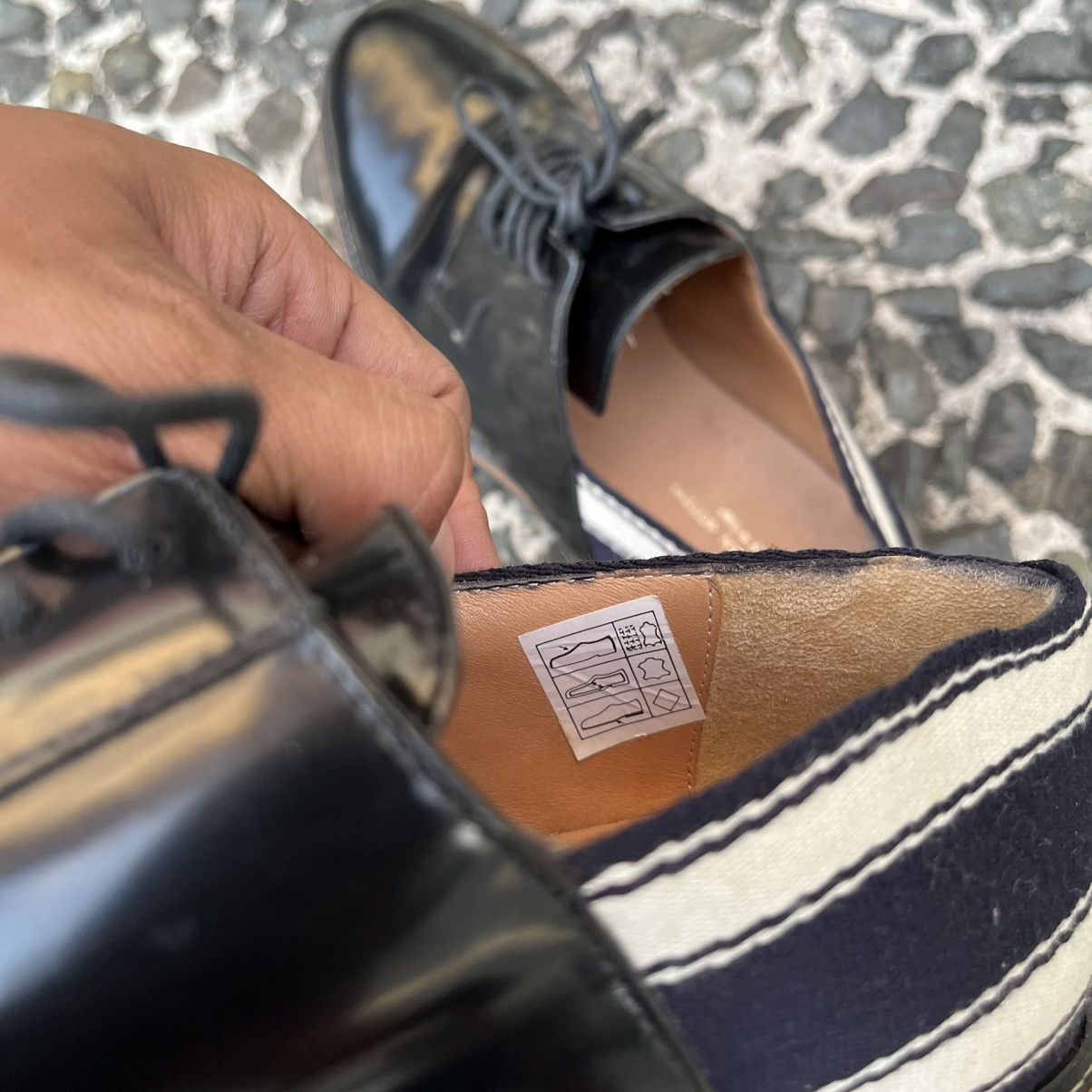 Dries Van Noten Dries Van Noten Striped Heel Panel Derby Shoes Size US 8 / EU 41 - 6 Thumbnail