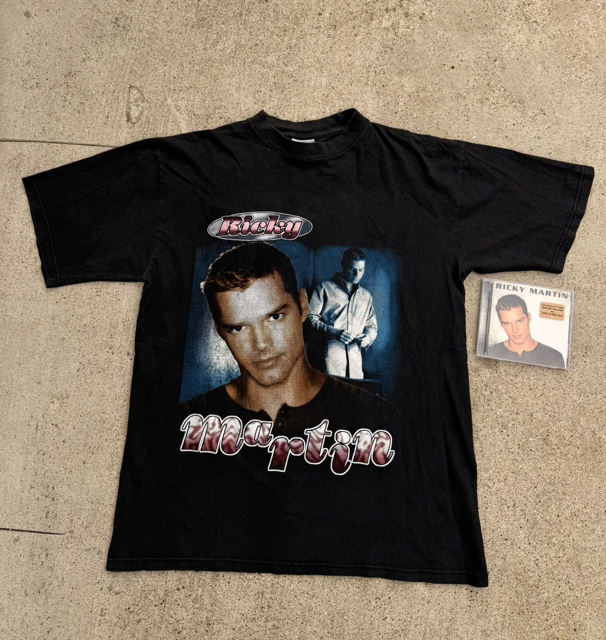 Other Vintage Ricky Martin Rap Tee Size US L / EU 52-54 / 3 - 1 Thumbnail