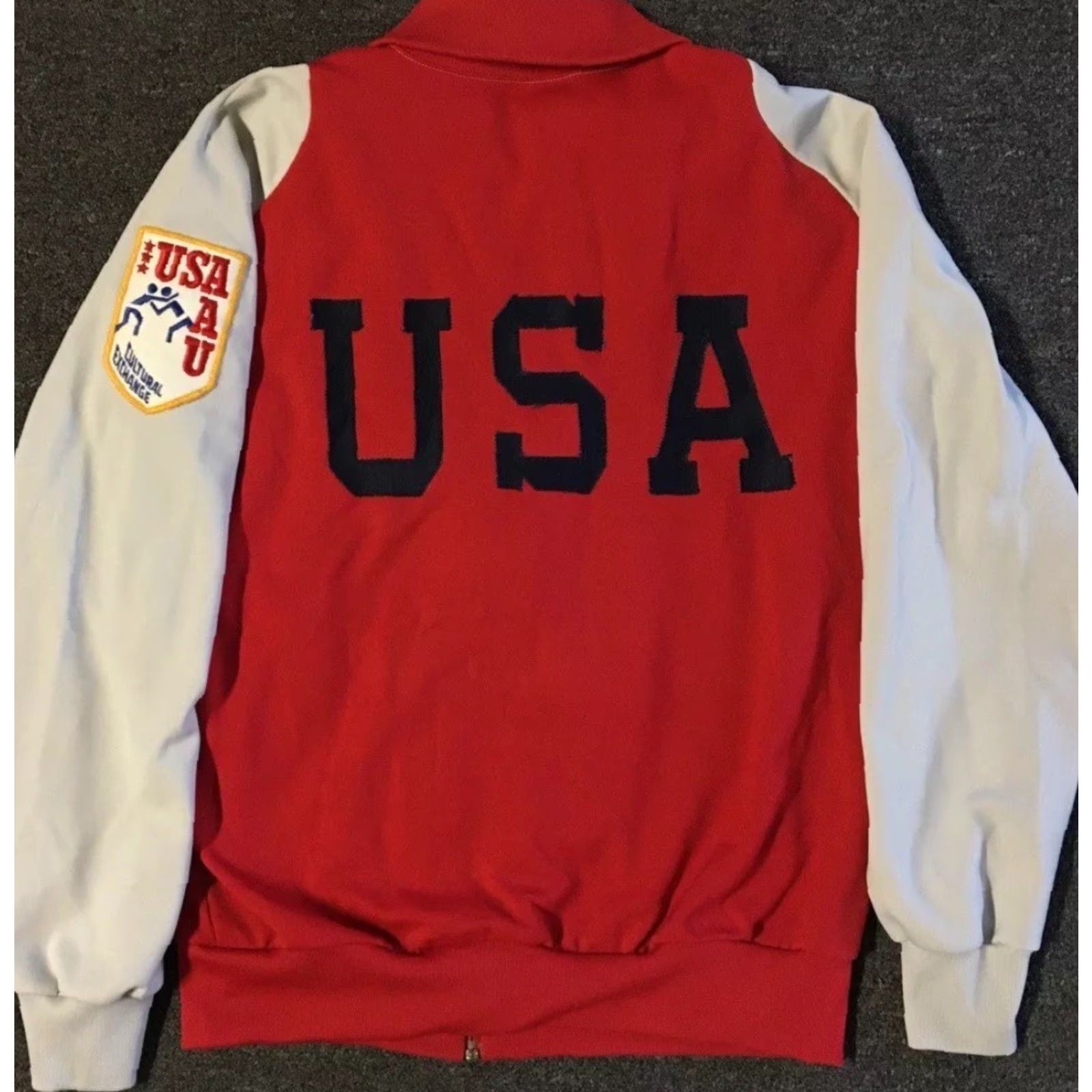 Asics VINTAGE ASICS Tiger Arizona Japan AAU Team USA Track Jacket S Mens Gray Size US S / EU 44-46 / 1 - 2 Thumbnail