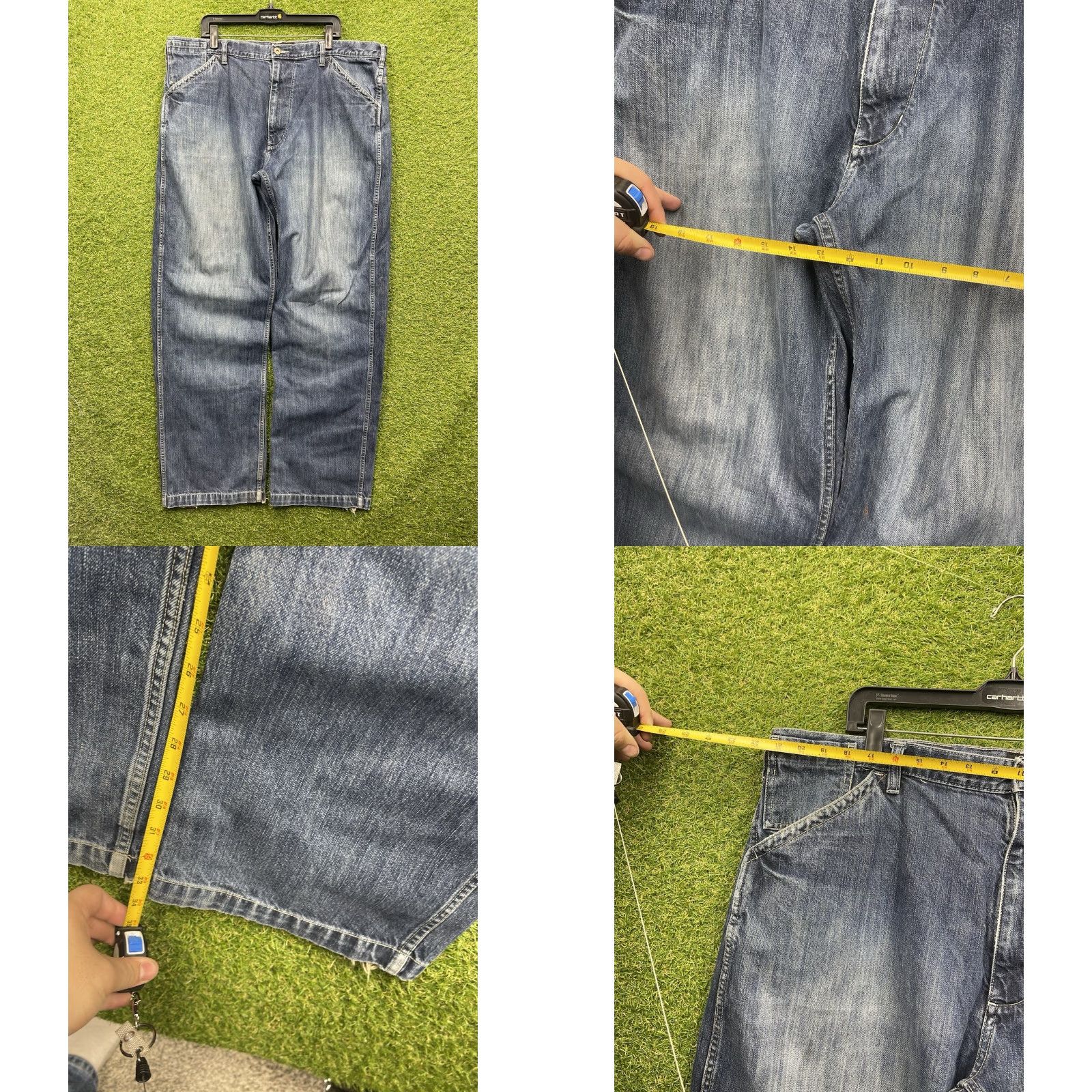 Sean John VINTAGE Sean John Jeans 42x34 Mens Wide-Leg Grunge 90s 5-Pocket Denim Blue Cotton Baggy Inseam 34 in Jeans Mens Size US 42 / EU 58 - 8 Thumbnail