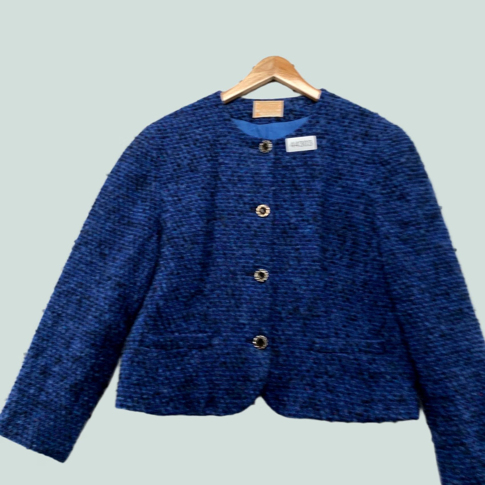 Pendleton VINTAGE Pendleton Wool Tweed Jacket Womens Size 14 Blue Made Usa Size XL / US 12-14 / IT 48-50 - 1 Thumbnail