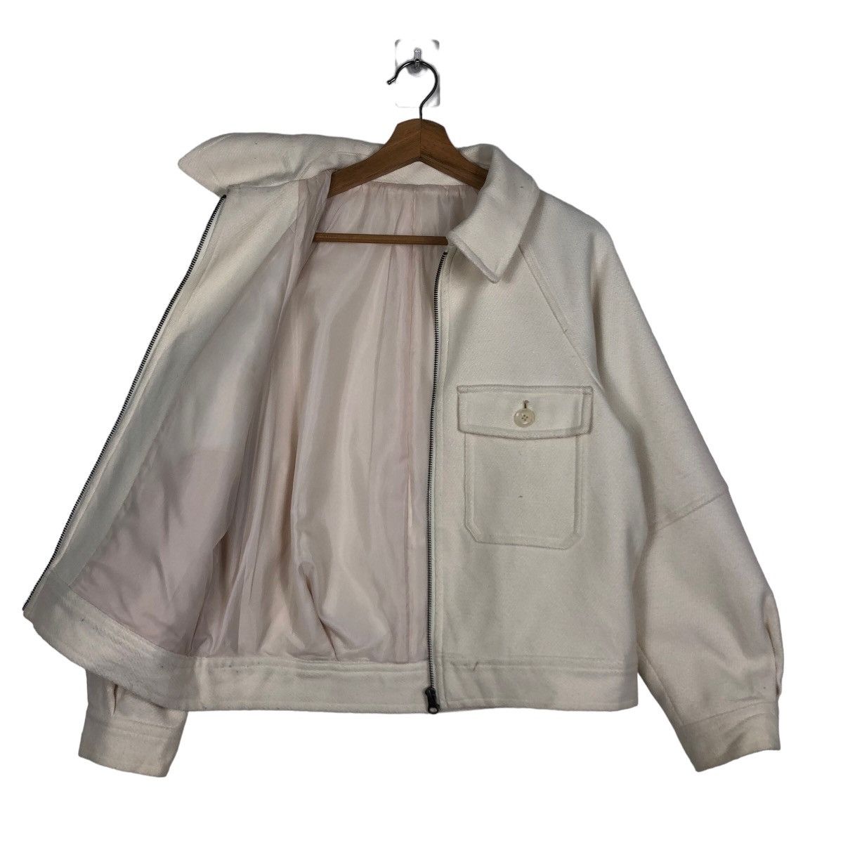 Japanese Brand 🔥Vintage Cropped Wool Jacket Cargo Gu Japan Issey Miyake Size US S / EU 44-46 / 1 - 9 Thumbnail
