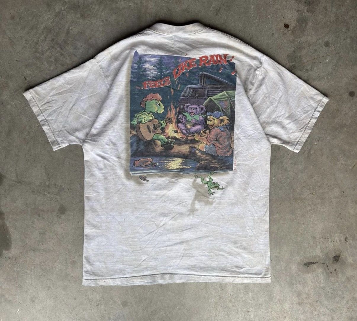 Liquid Blue 1995 Liquid Blue “L.L. Rain” Summer T-Shirt Size US L / EU 52-54 / 3 - 3 Thumbnail