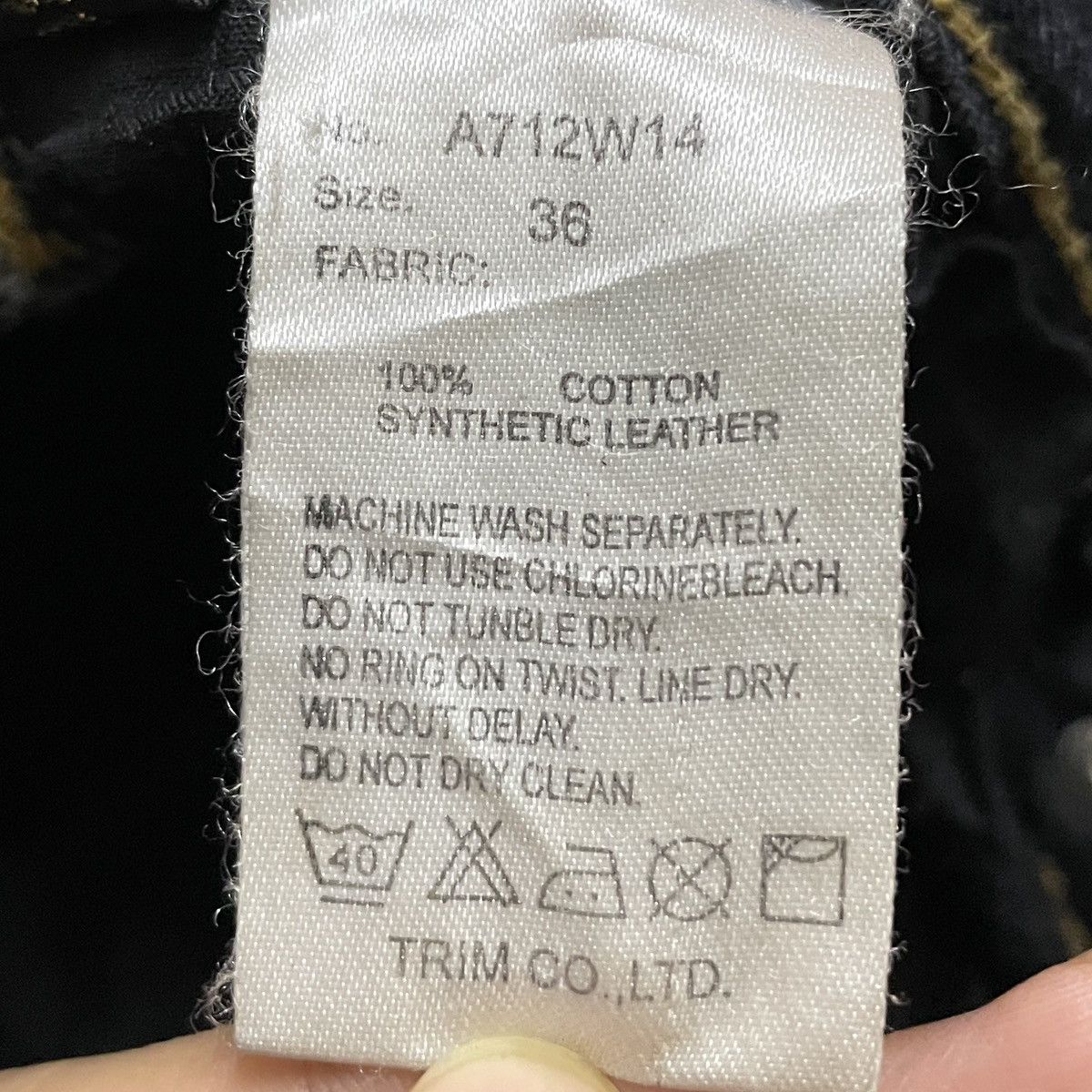 If Six Was Nine Rare Vintage Japanese Brand Apestain Jeans 2000s Size US 36 / EU 52 - 11 Thumbnail