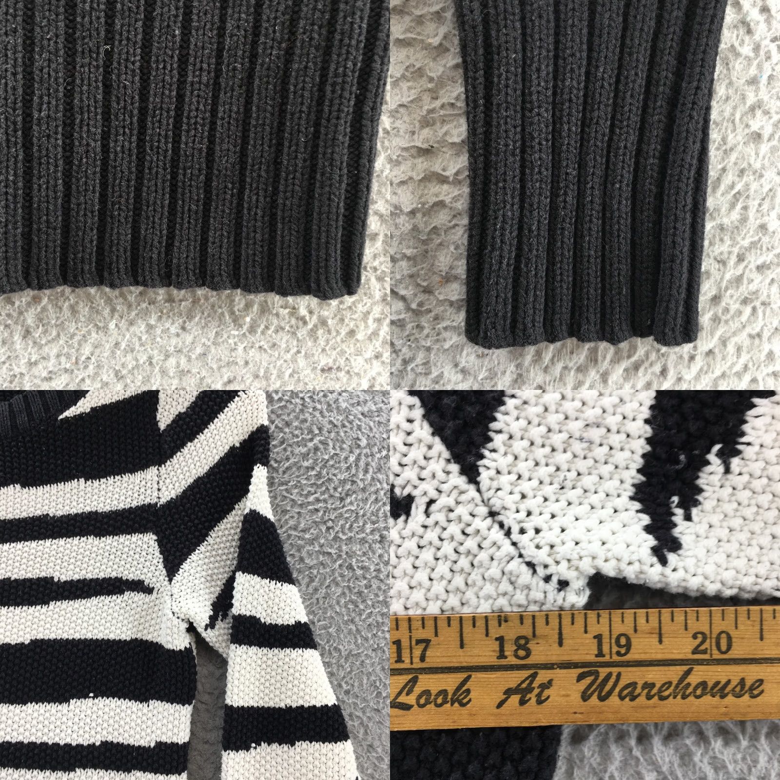 Calvin Klein Calvin Klein Pullover Sweater Top Womens M White Animal Print Cotton Blend Knit Shirt Ladies M White Animal Print Size M / US 6-8 / IT 42-44 - 8 Thumbnail