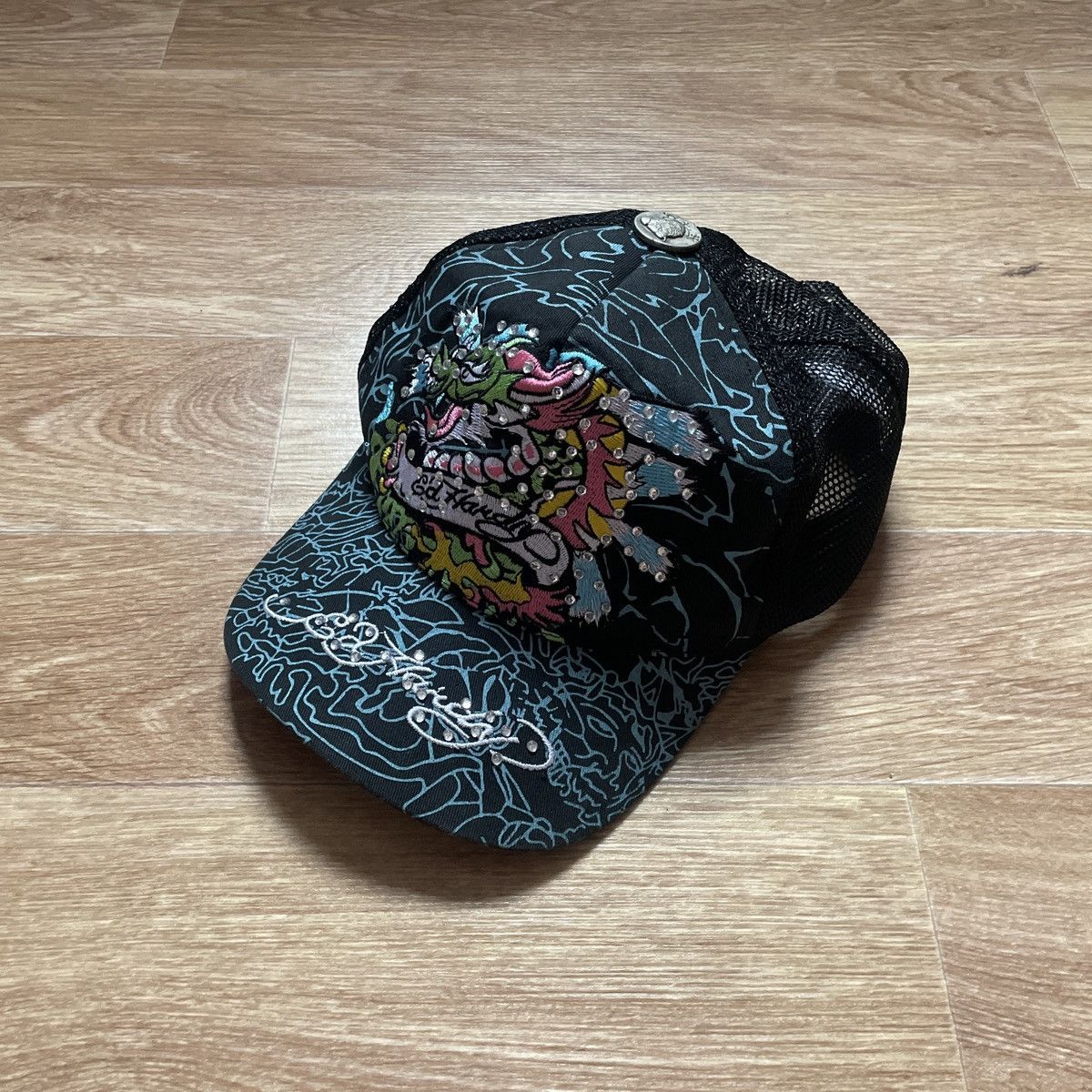 Ed Hardy Ed Hardy By Christian Audigier Dragon Snapback Cap Tattoo Size ONE SIZE - 1 Thumbnail