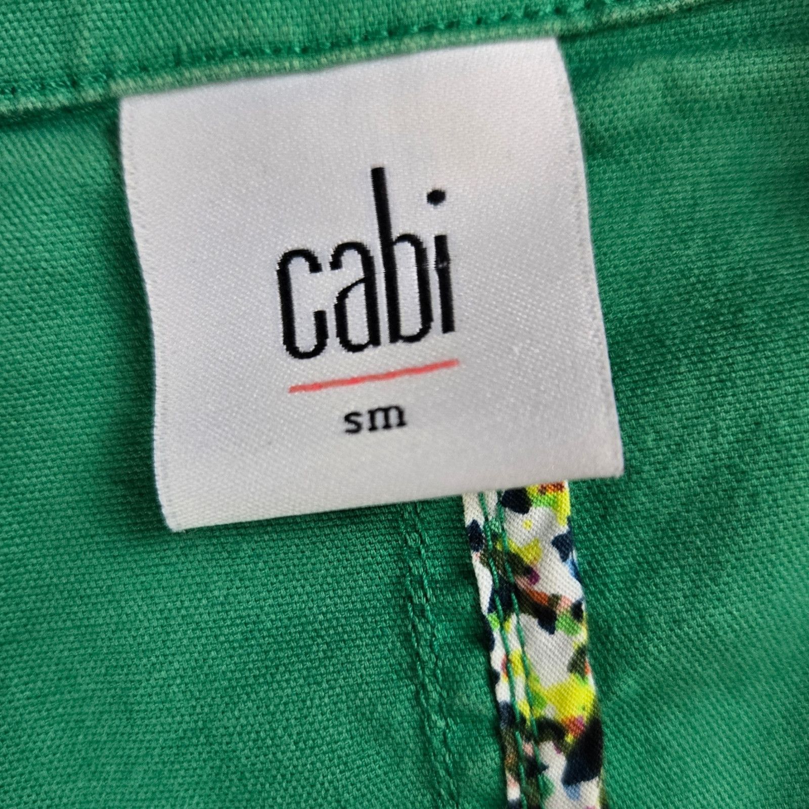 Other CAbi Green Twill Blazer Jacket Size Small Size S / US 4 / IT 40 - 7 Thumbnail