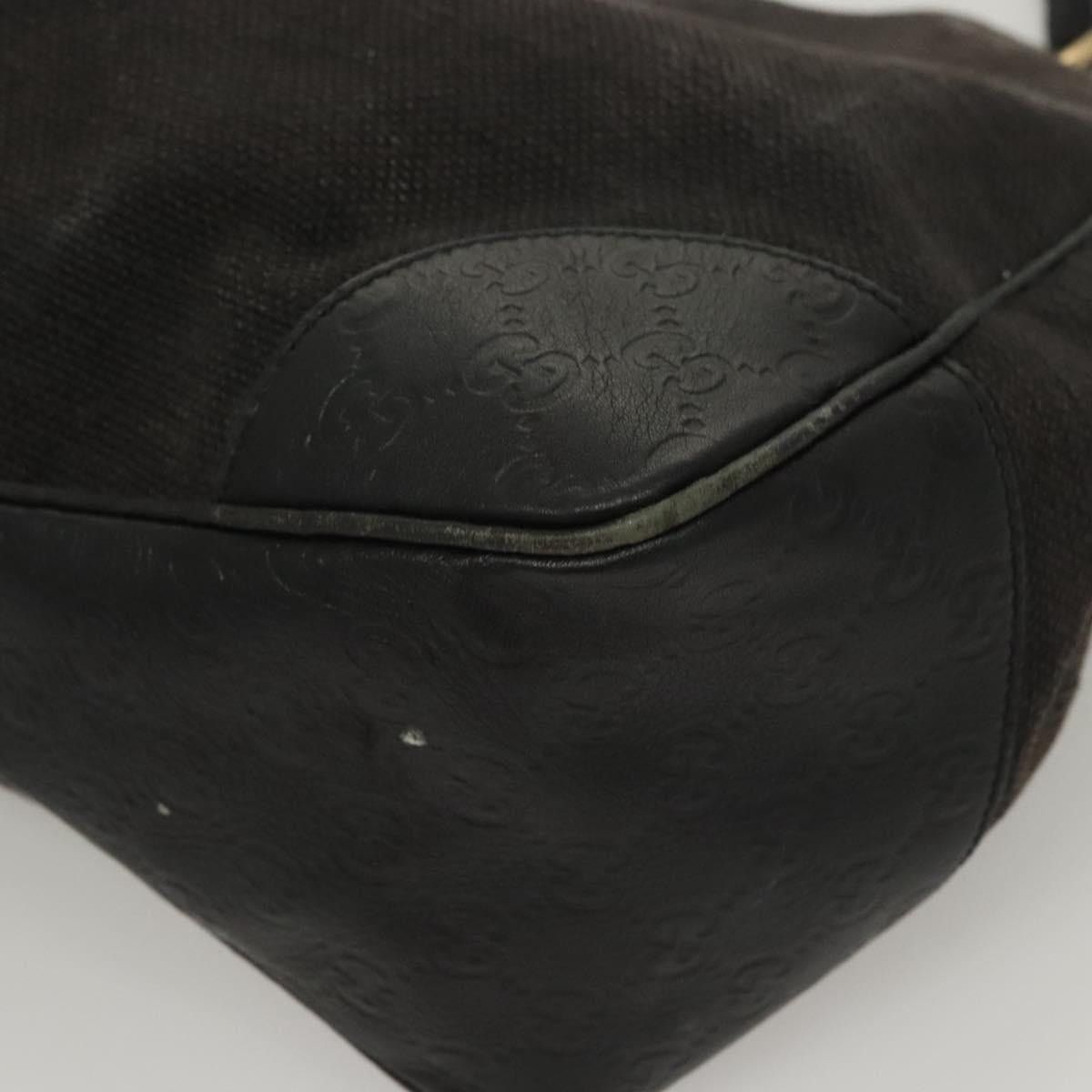 Gucci GUCCI Shoulder Bag Canvas Outlet Black Gold Size ONE SIZE - 14 Thumbnail