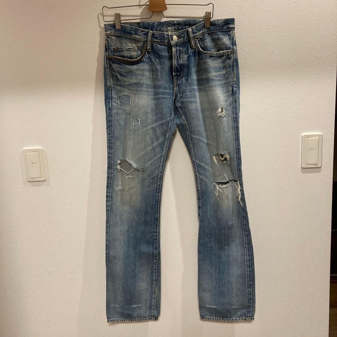 Hysteric Glamour Studded Distressed Jeans Size US 32 / EU 48 - 1 Thumbnail