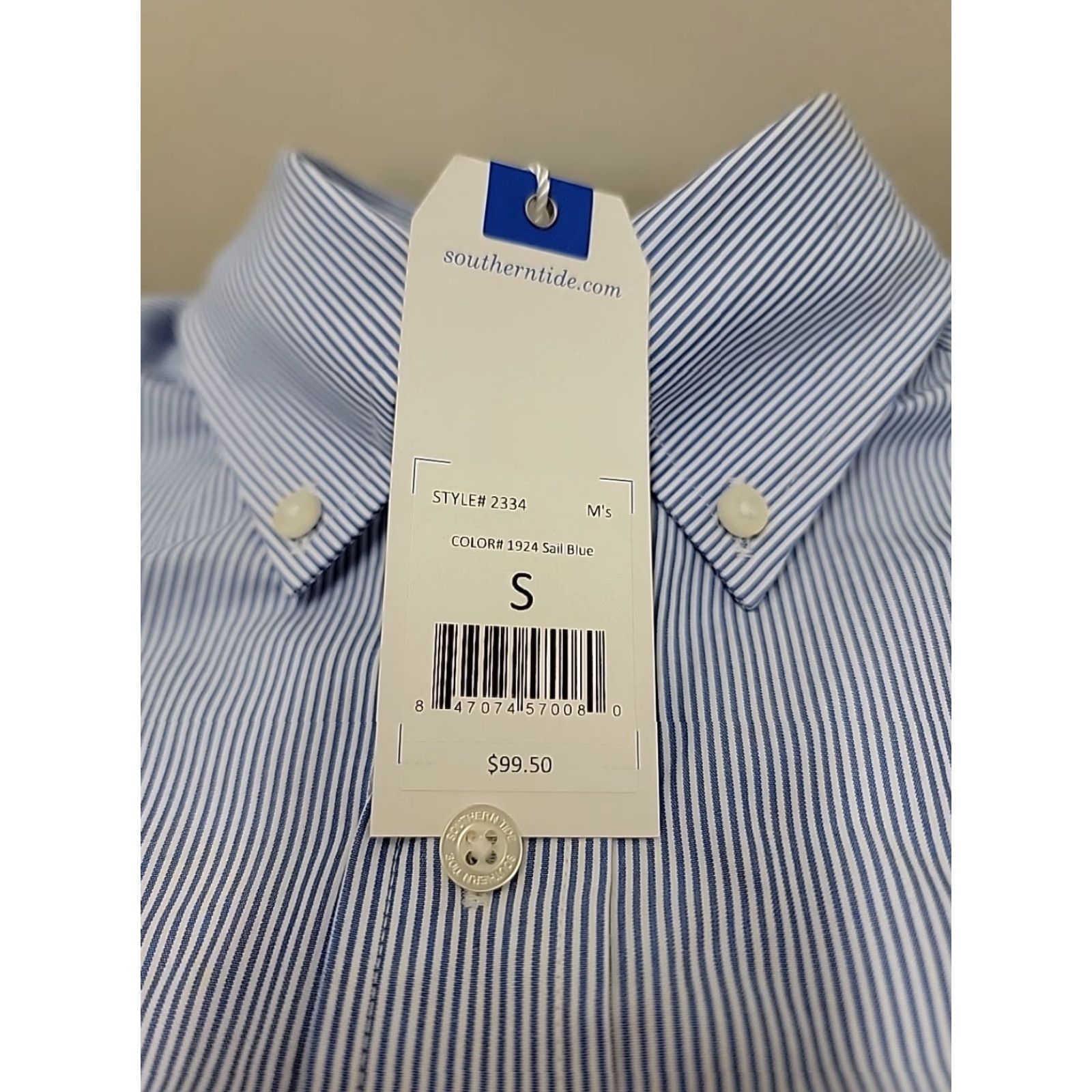 Southern Tide NWT Southern Tide Shirt Mens S Classic Fit Button Up Cotton Preppy Striped Long Sleeve Multicolor Button-Up Casual Mens Size US S / EU 44-46 / 1 - 6 Thumbnail