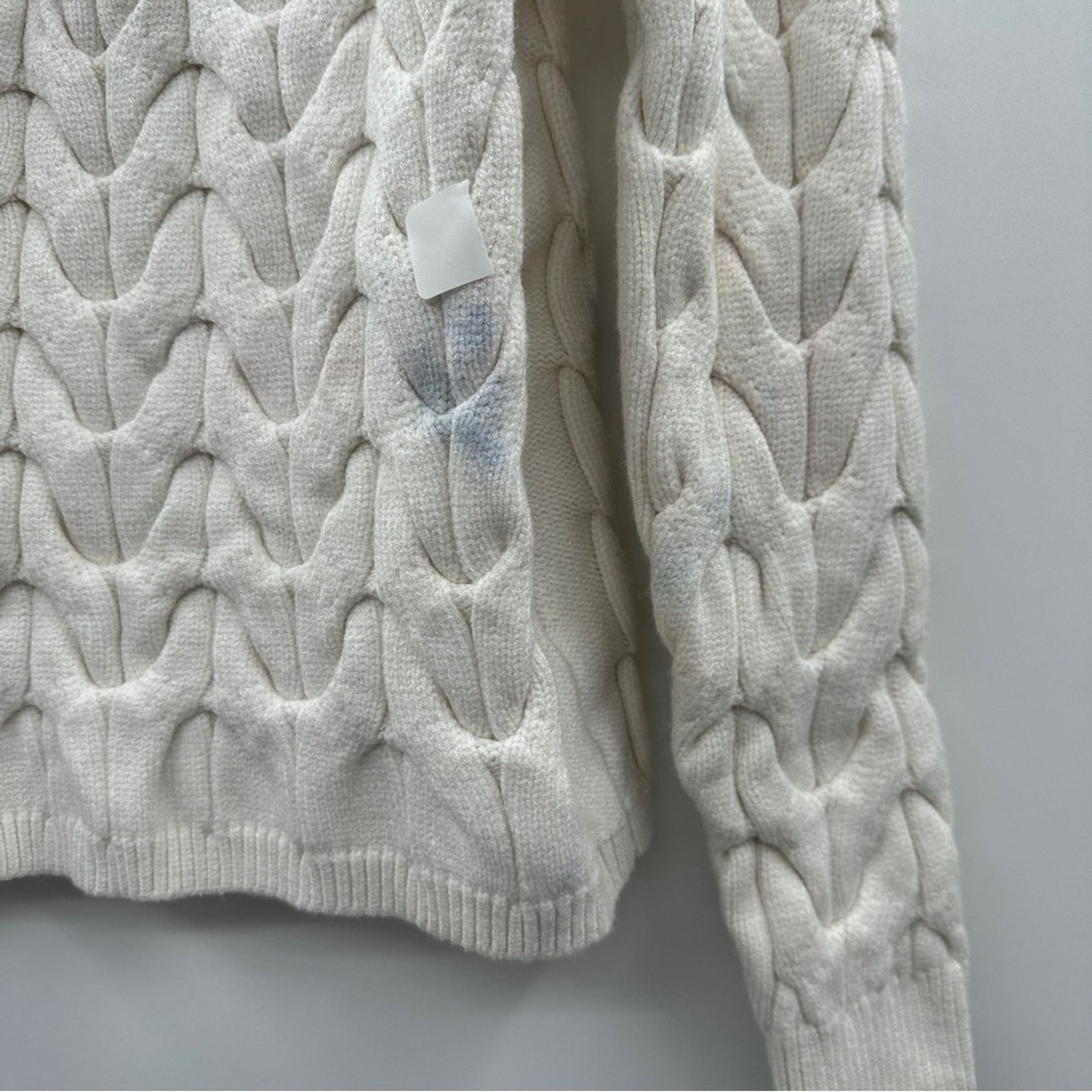 Maje RTR Maje Marnety Button Cable Knit Long Sleeve Sweater Size S / US 4 / IT 40 - 8 Thumbnail
