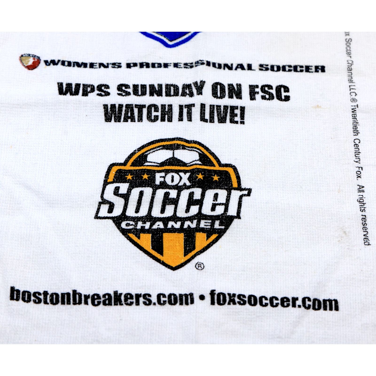 Other Boston Breakers Hand Towel 2009 Fox Soccer Channel Size ONE SIZE - 4 Thumbnail