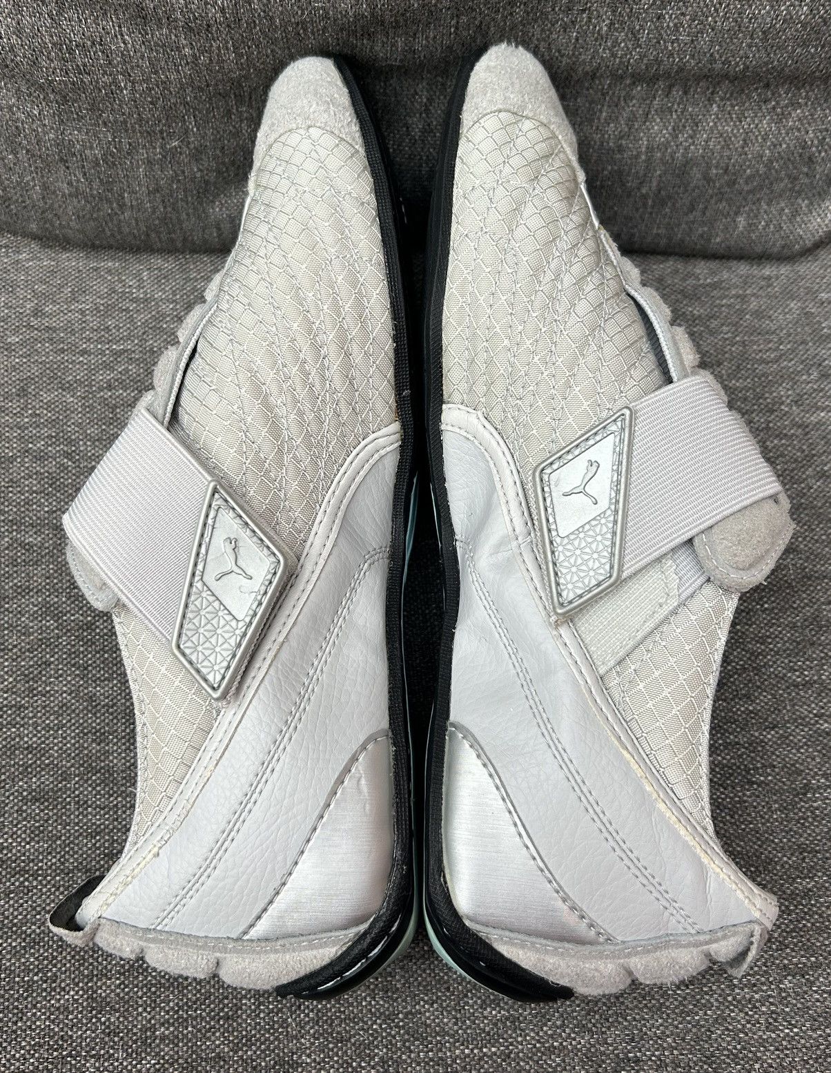 Puma × Vintage Vintage Puma Uke Ripstop Leather Slip-on Low Y2k Trainers Size US 6 / IT 36 - 5 Thumbnail