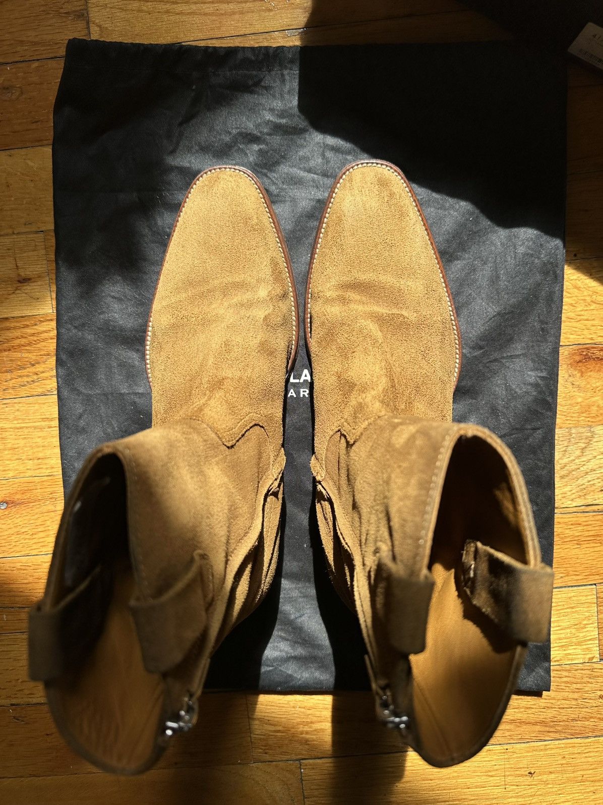 Saint Laurent Paris Hedi Slimane Wyatt Cowboy Boots Size US 7 / EU 40 - 6 Thumbnail