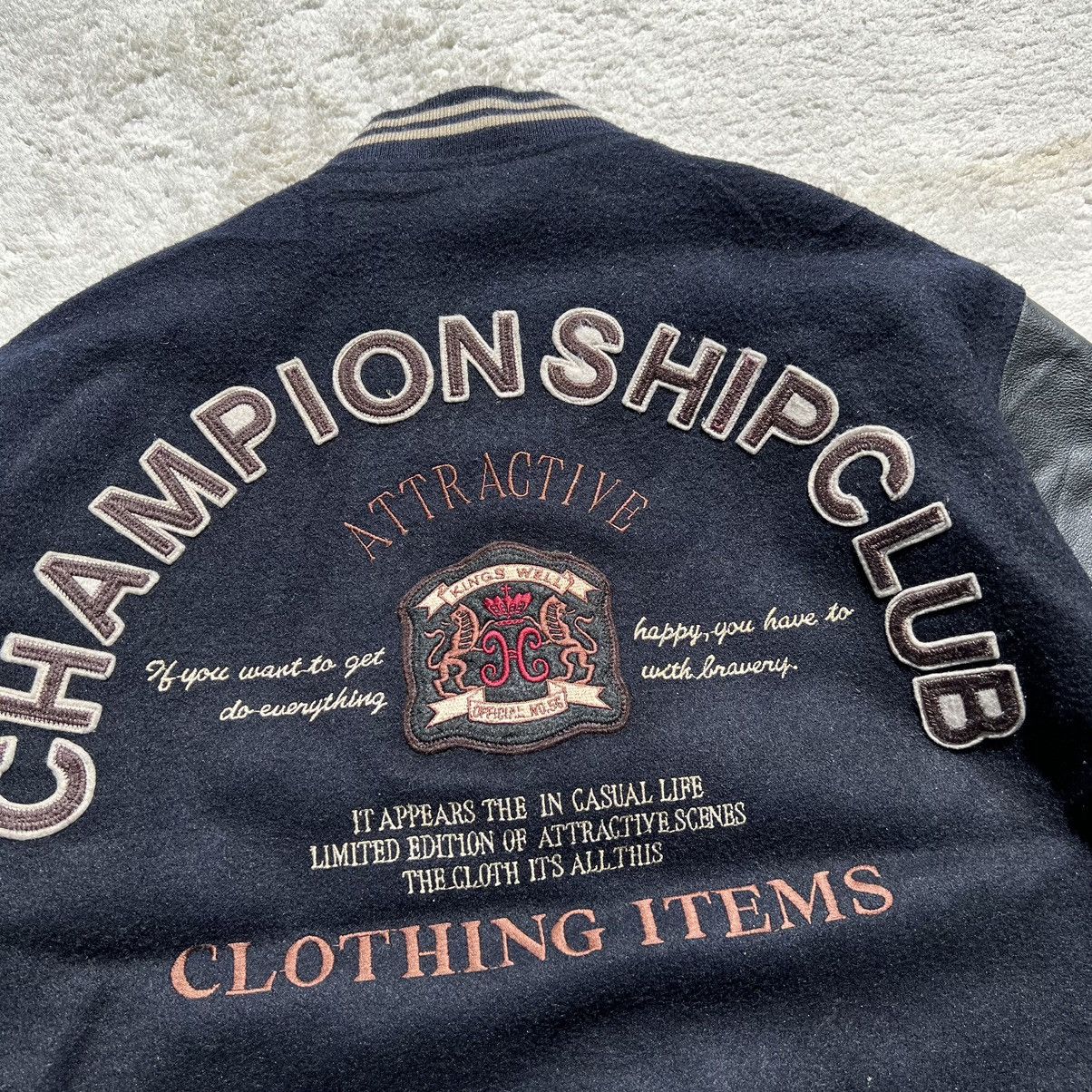 Vintage Varsity Jacket Leather MacHope 90's Letterman Wool Size US M / EU 48-50 / 2 - 9 Thumbnail