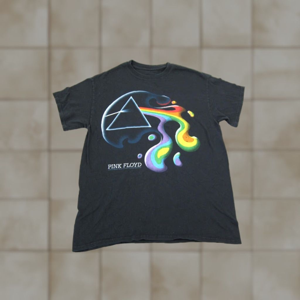 Vintage Pink Floyd Shirt Adult Small Black Dark Side of the Moon 2014 Mens Shirt S Black 60s 70s 80s Moon Size US S / EU 44-46 / 1 - 1 Thumbnail