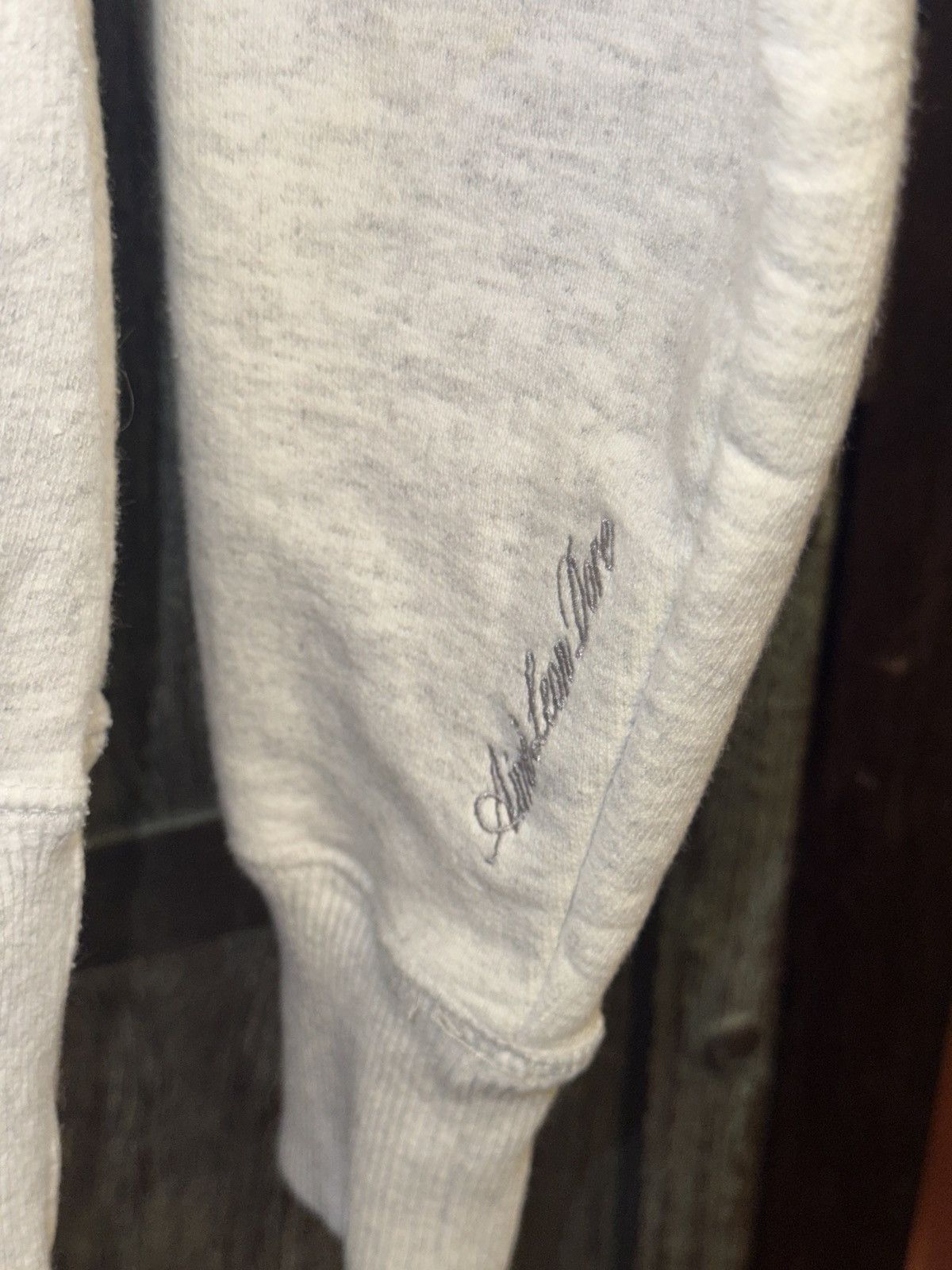 Aime Leon Dore × Drake's Aimé Leon Dore x Drake’s Patch Pocket Hoodie in Silver Mix Size US M / EU 48-50 / 2 - 2 Thumbnail