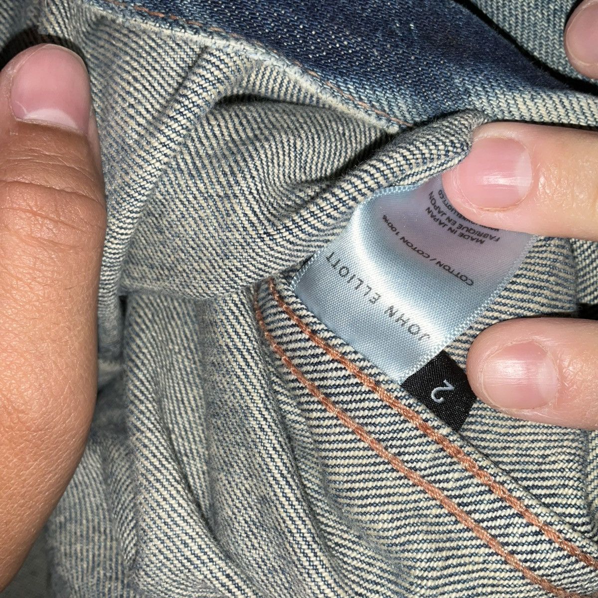 John Elliott John Elliott Type 2 Denim Jacket Made in Japan Size US M / EU 48-50 / 2 - 6 Thumbnail