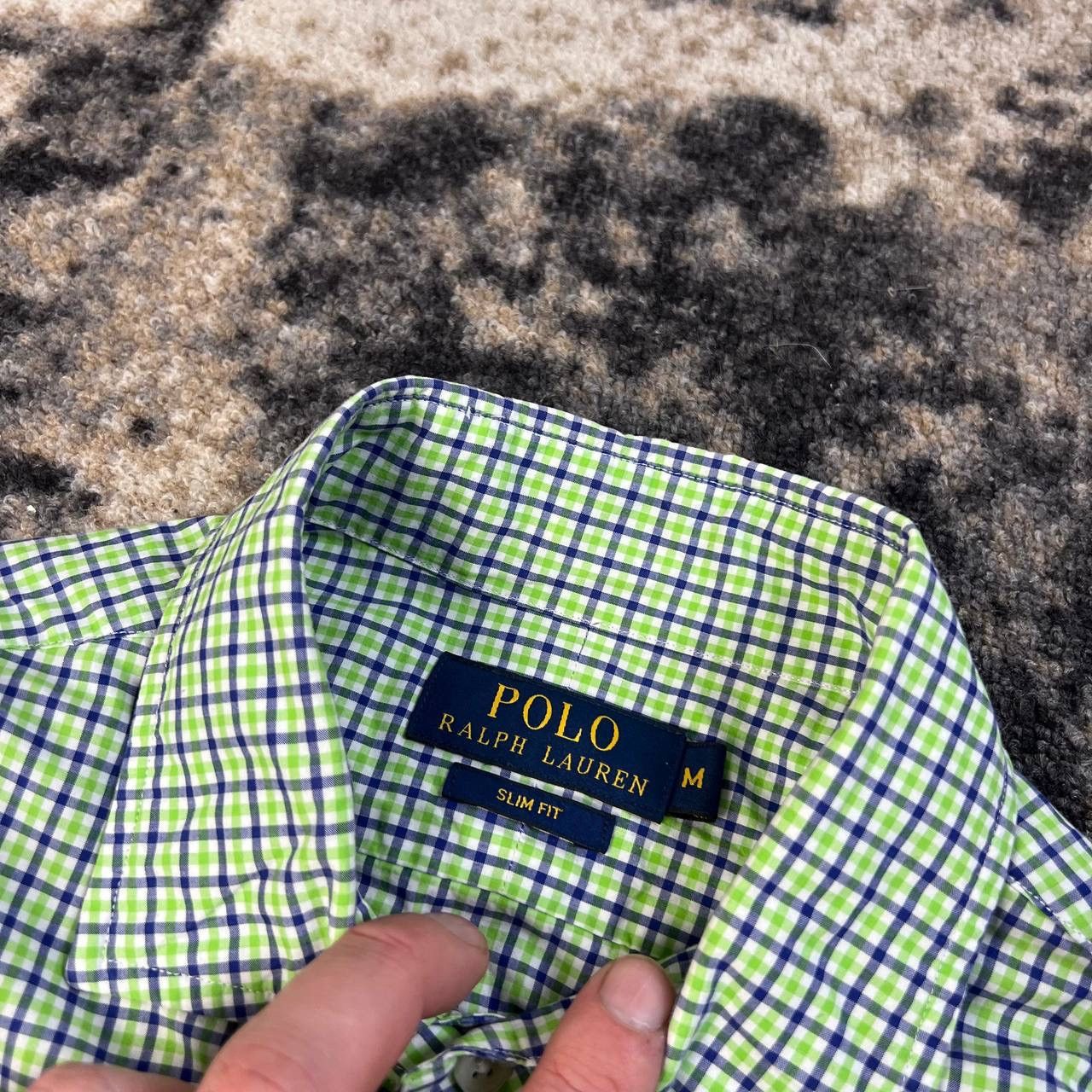Polo Ralph Lauren Polo Ralph Lauren Luxury Mini Logo Checkered Button Up Shirt Size US M / EU 48-50 / 2 - 5 Thumbnail