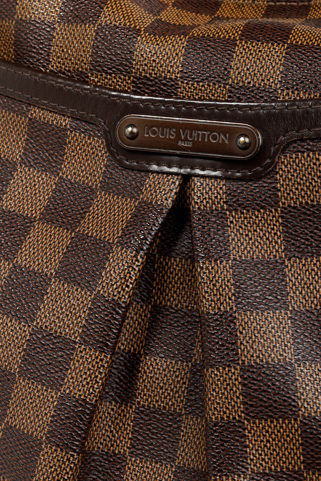 Louis Vuitton Louis Vuitton Bloomsbury GM Damier Ebene Canvas Shoulder Bag Size ONE SIZE - 9 Thumbnail